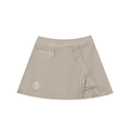High-Waist Pocketed A-Line Skirt