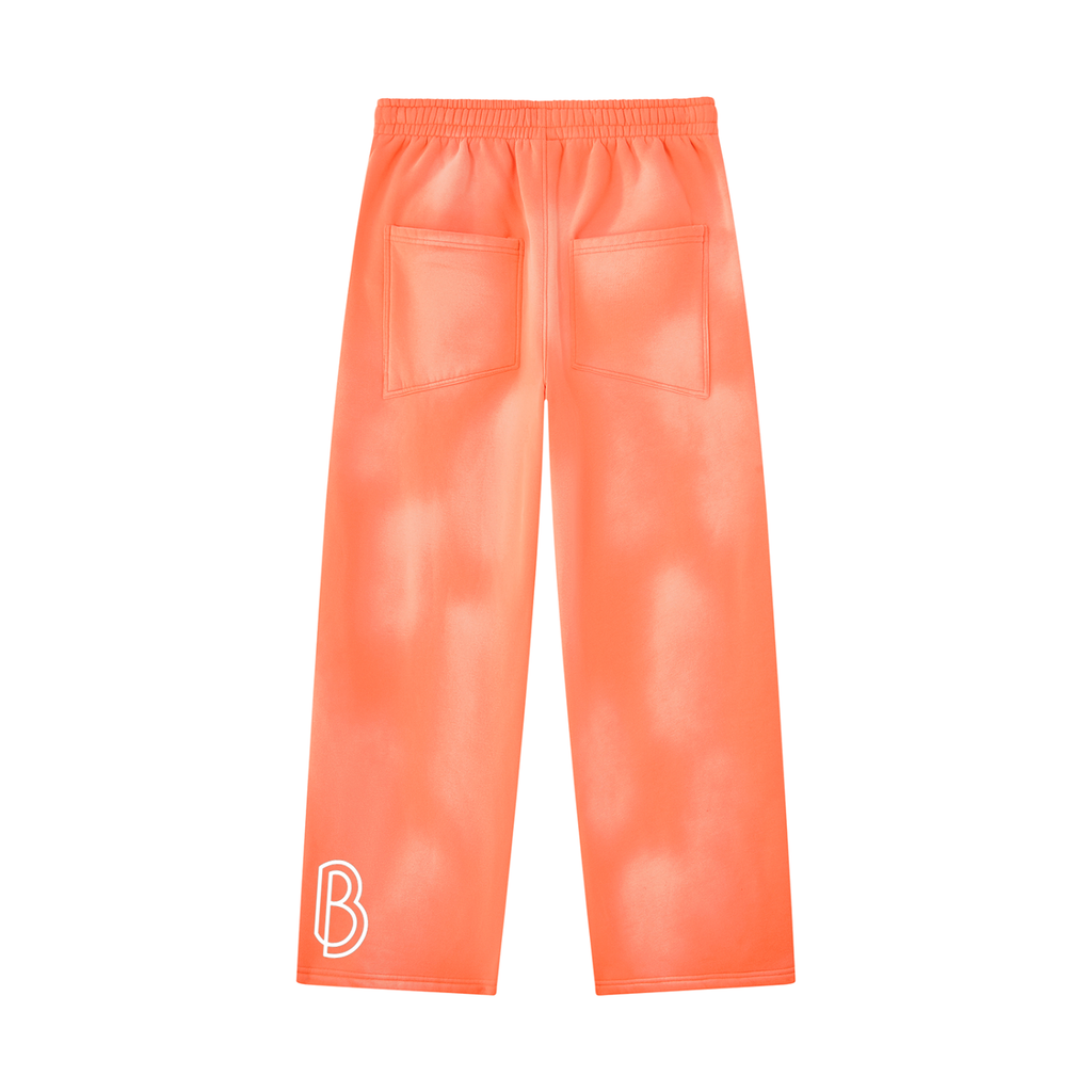 Unisex Sunfade Wide Leg Fleece Sweatpants