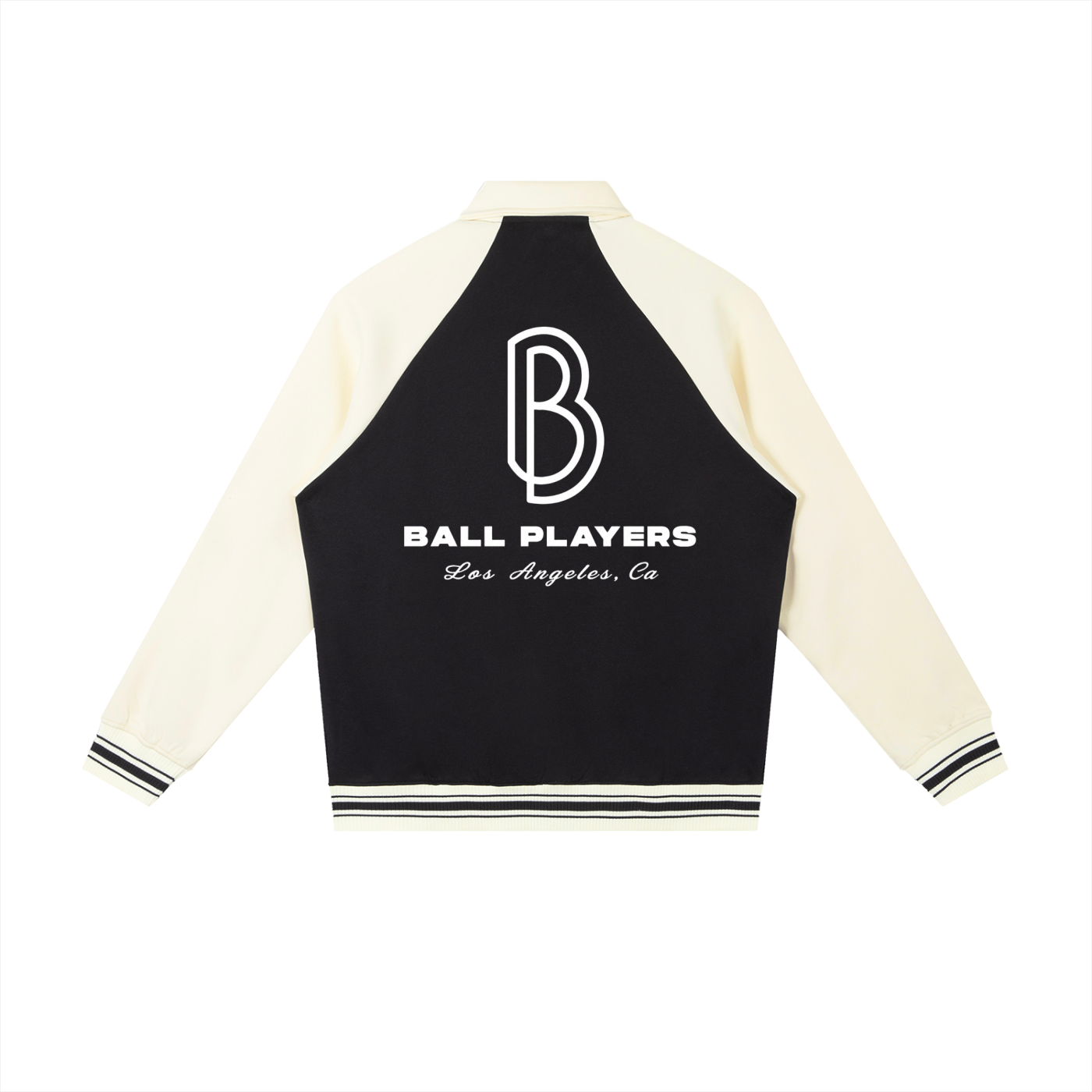 Contrast Raglan Sleeve Baseball Jacket