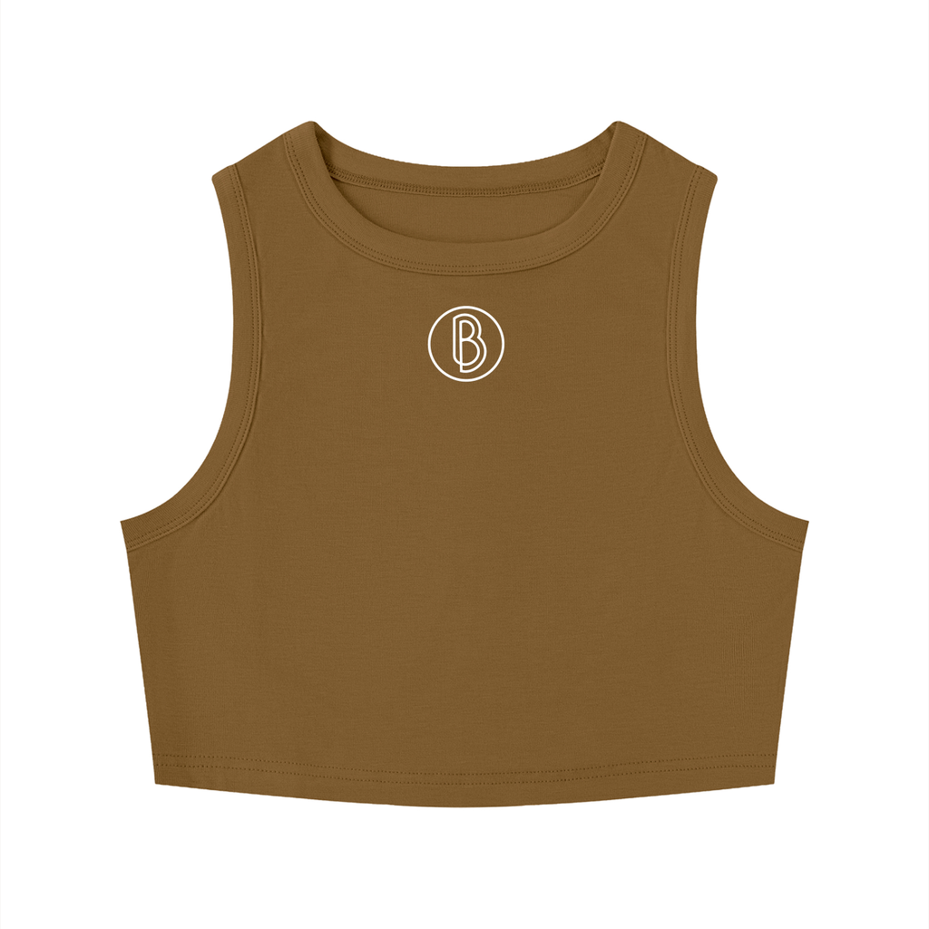 Women's Tight Crewneck Crop Tank Top