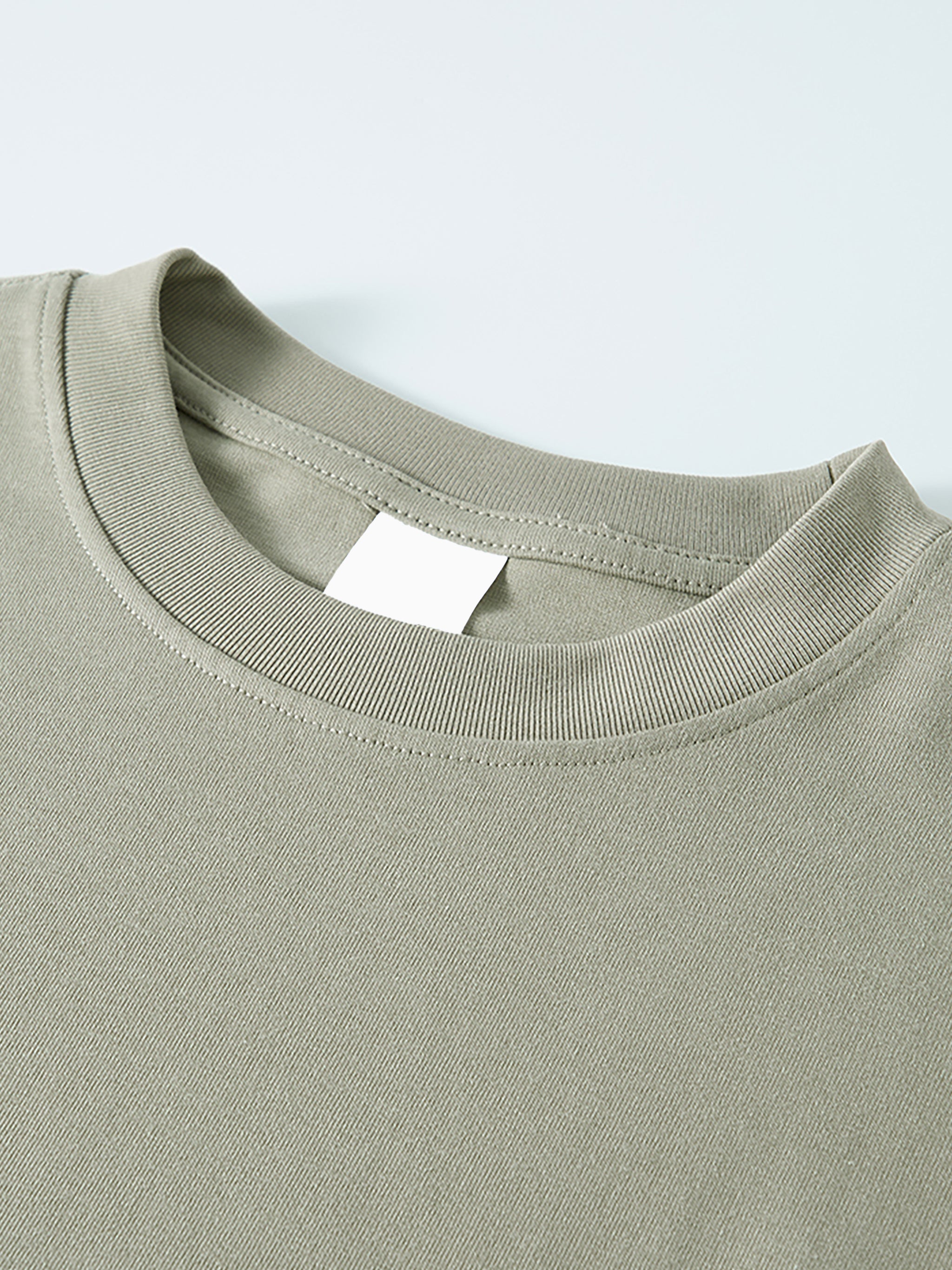 Oversized Mens Long Sleeve T-Shirt fabric detail view 1