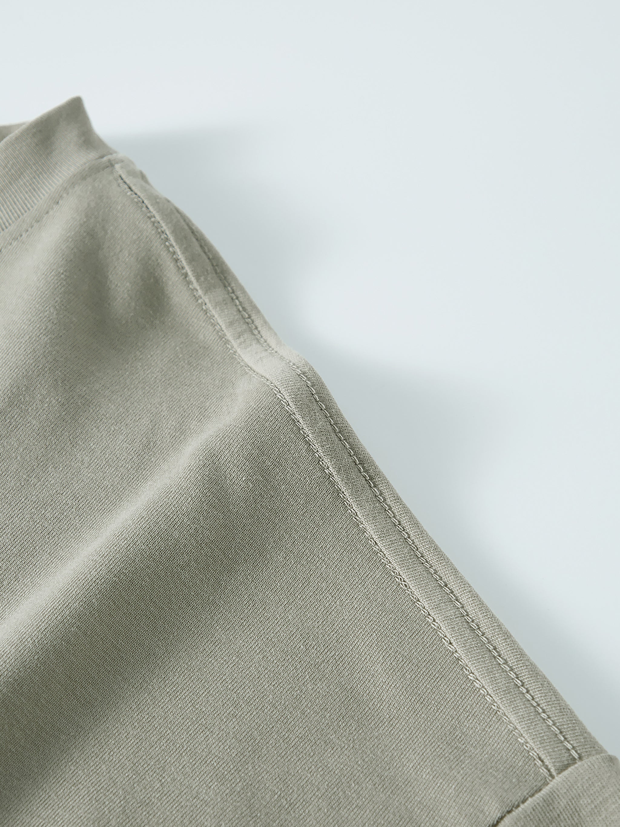 Oversized Mens Long Sleeve T-Shirt fabric detail view 3