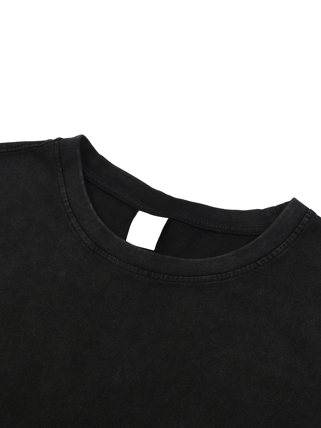 Snow Washed Raw-Hem Tank Top fabric detail view 1