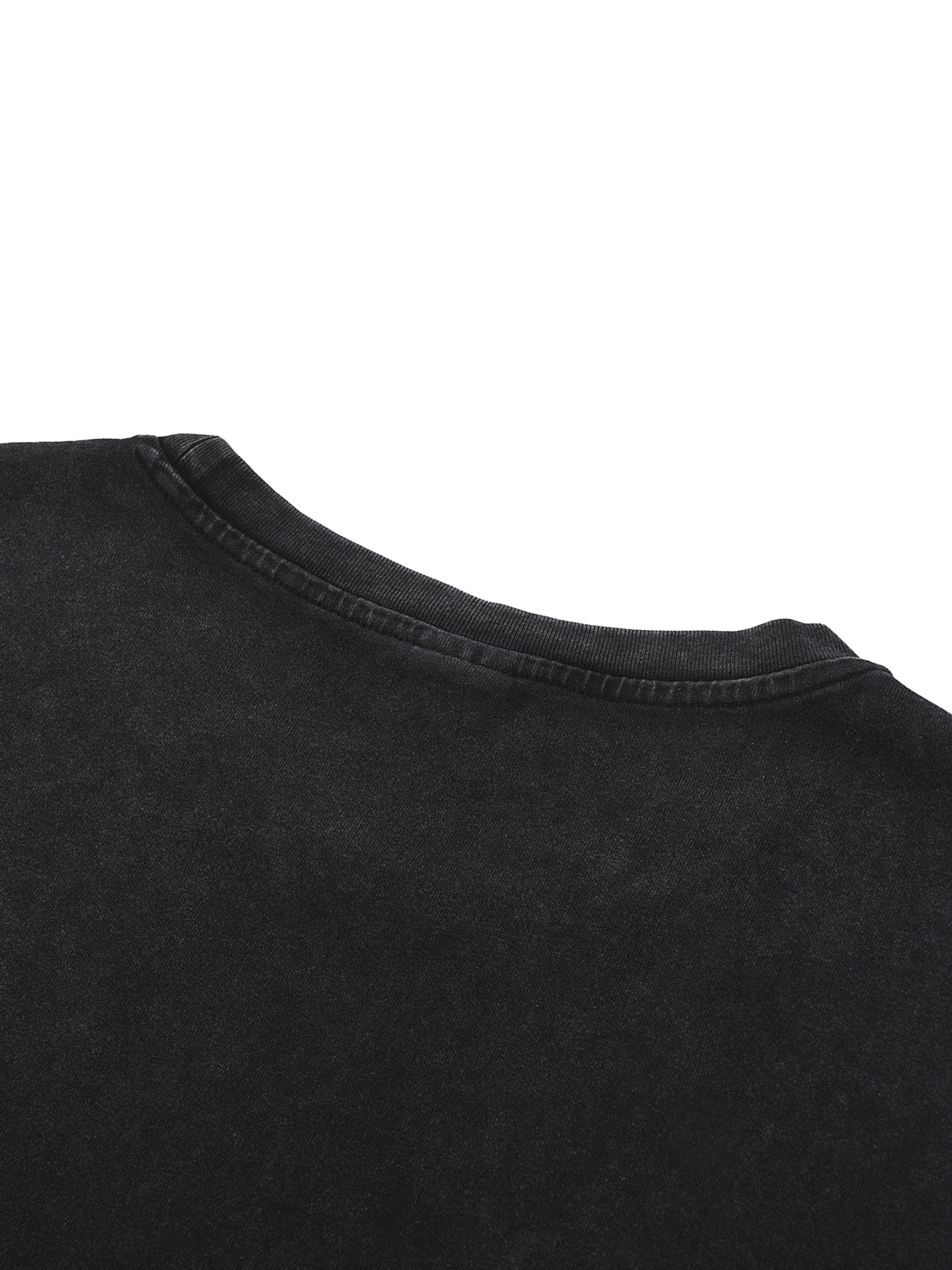 Snow Washed Raw-Hem Tank Top fabric detail view 6