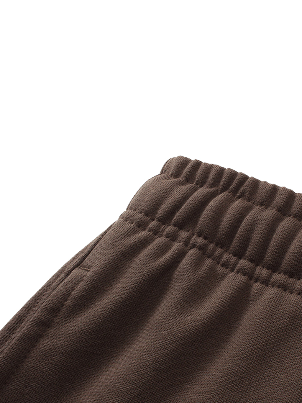 Solid Color Straight-Leg Sweatpants fabric detail view 4