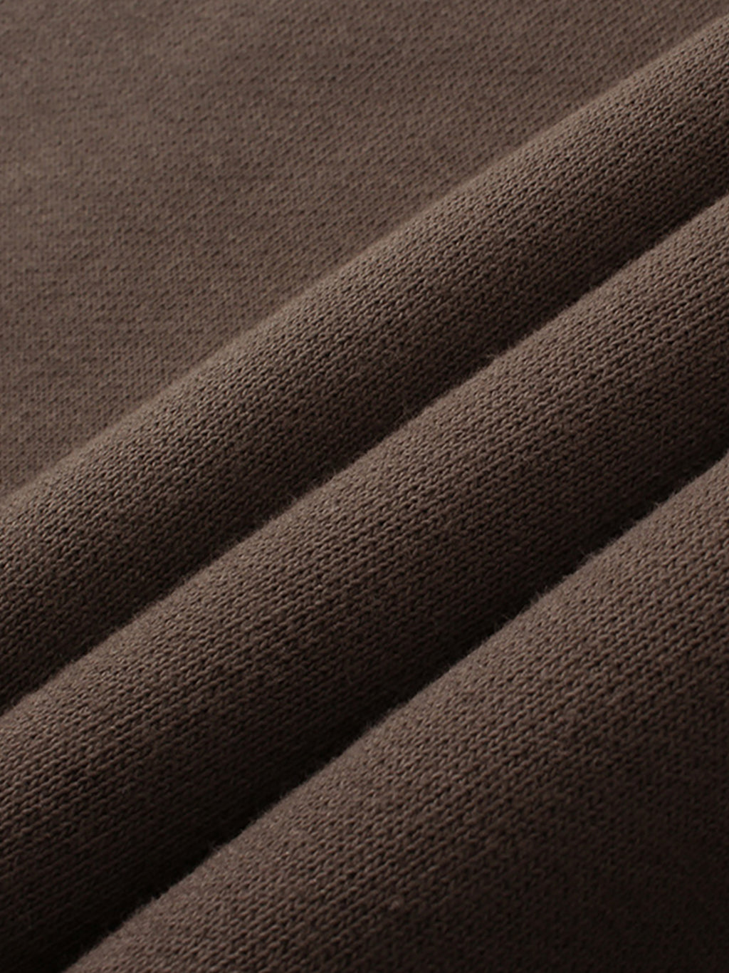 Solid Color Straight-Leg Sweatpants fabric detail view 5
