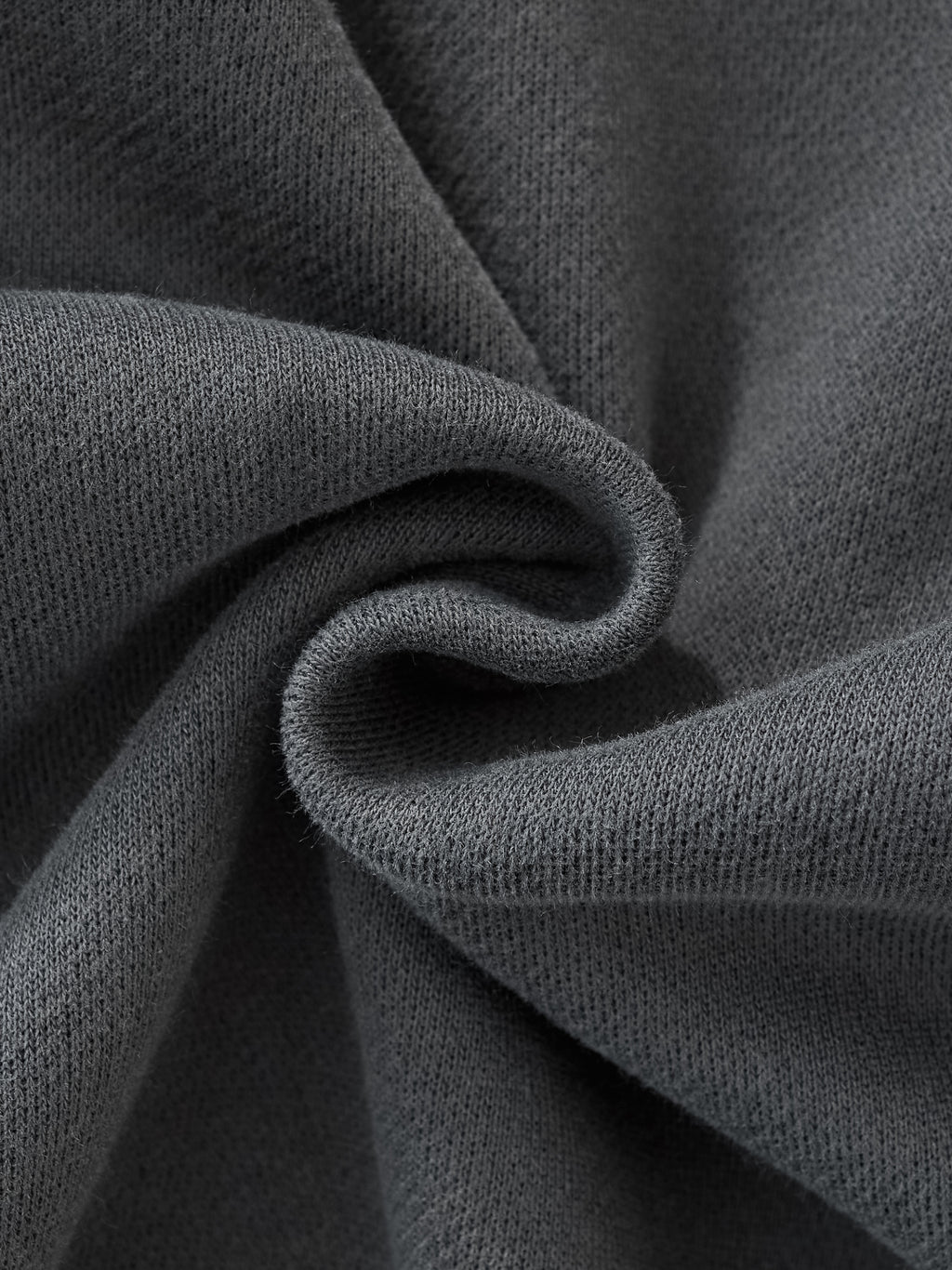 Relaxed Drawstring Three-quarter Sweatpants fabric detail view 5