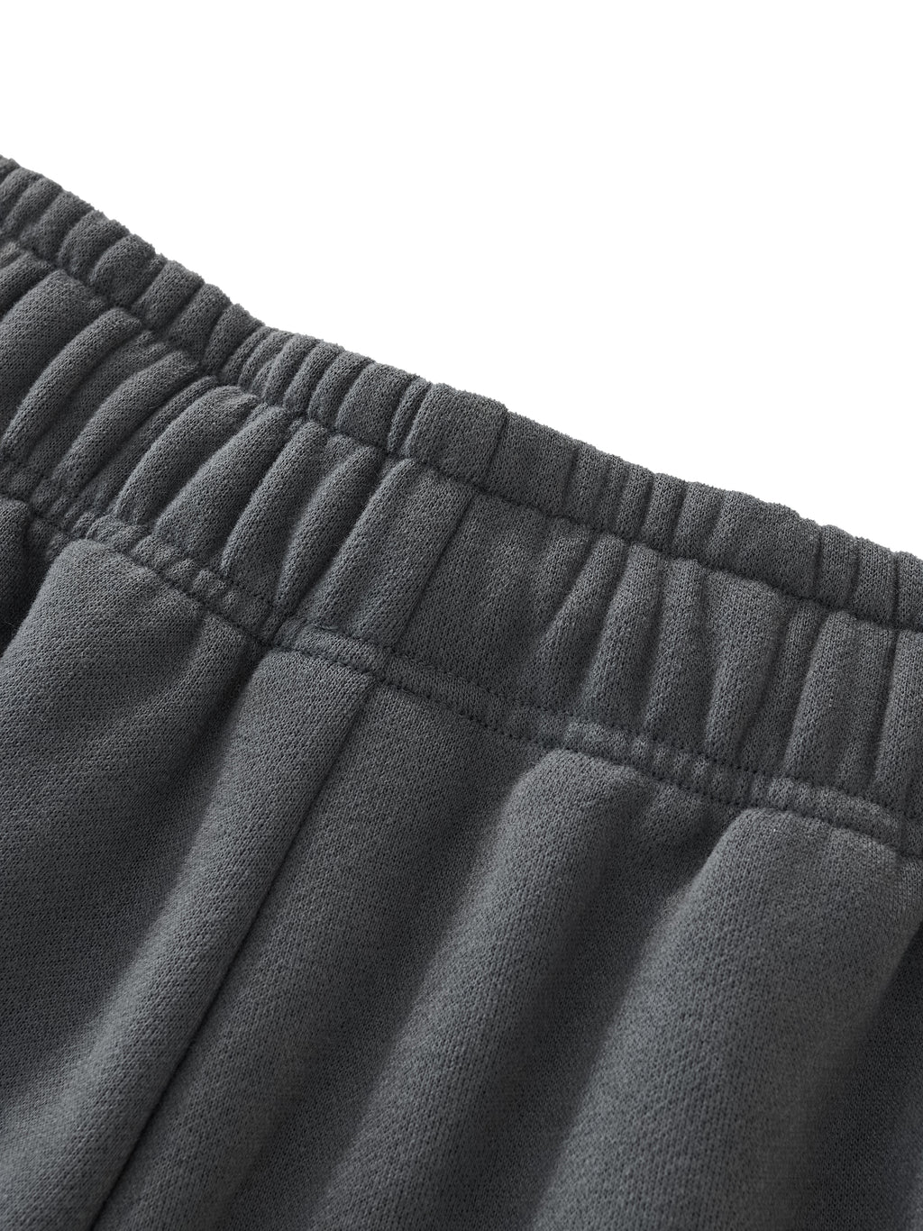 Relaxed Drawstring Three-quarter Sweatpants fabric detail view 6