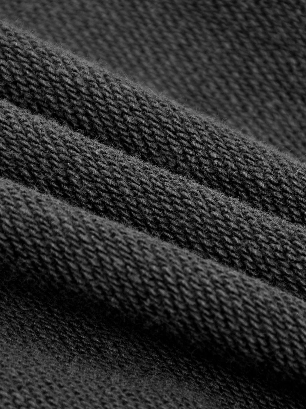 Snow Washed Raw Edge Double Layered Hoodie fabric detail view 6