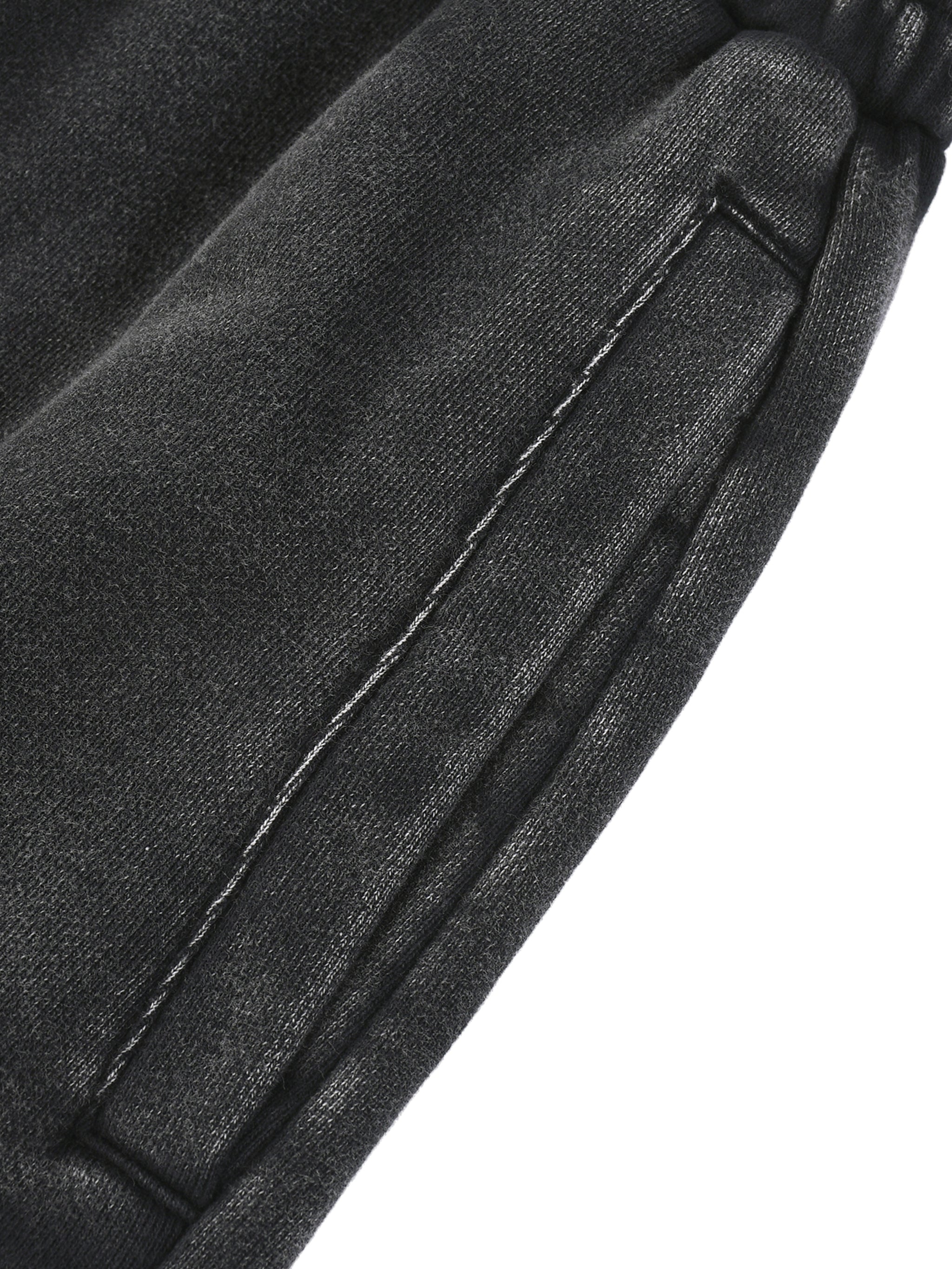 Snow Wash Heavyweight Sweatpants fabric detail view 6