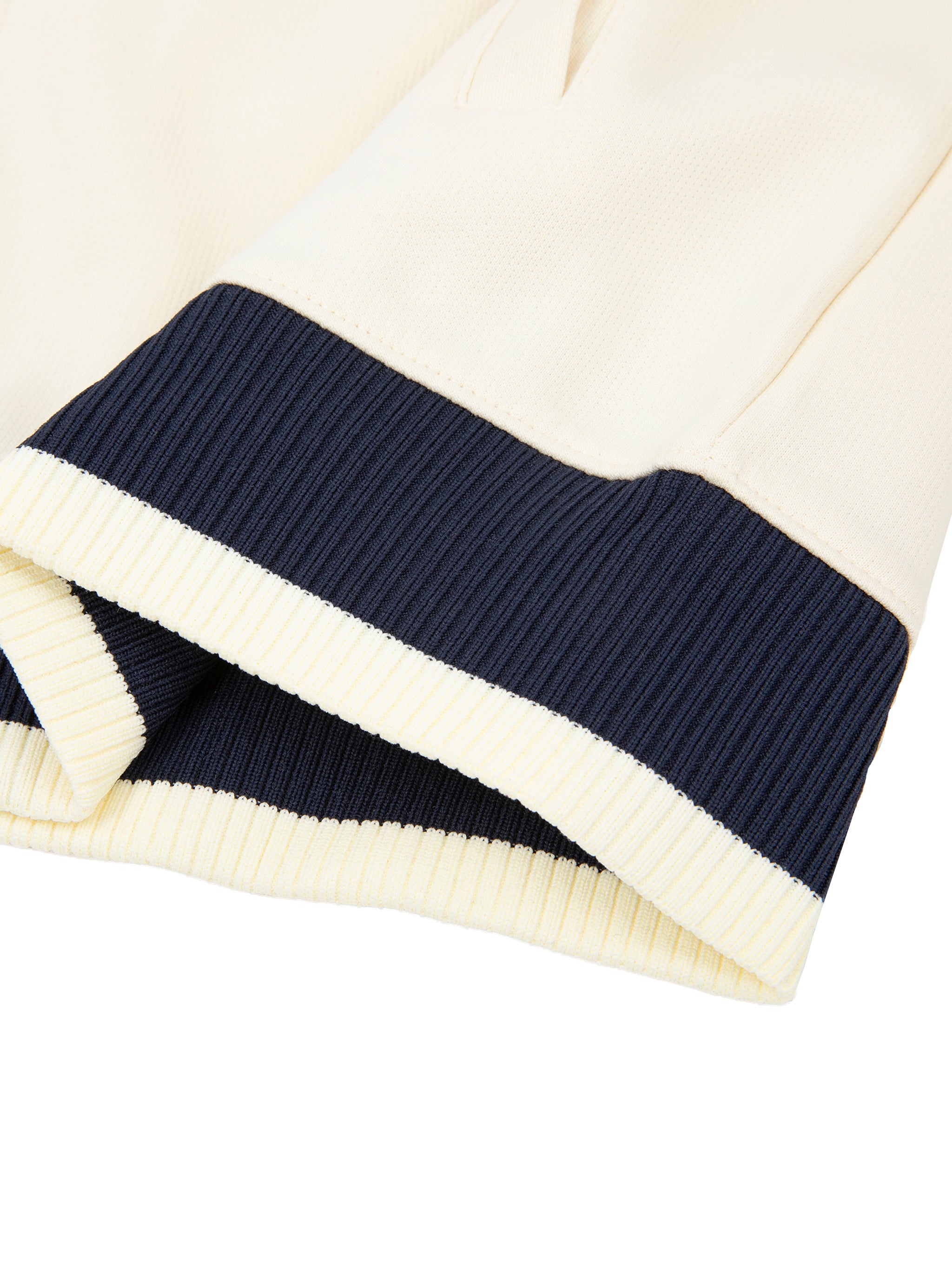 Color Block Raglan Sleeve Zip Track Jacket fabric detail view 5