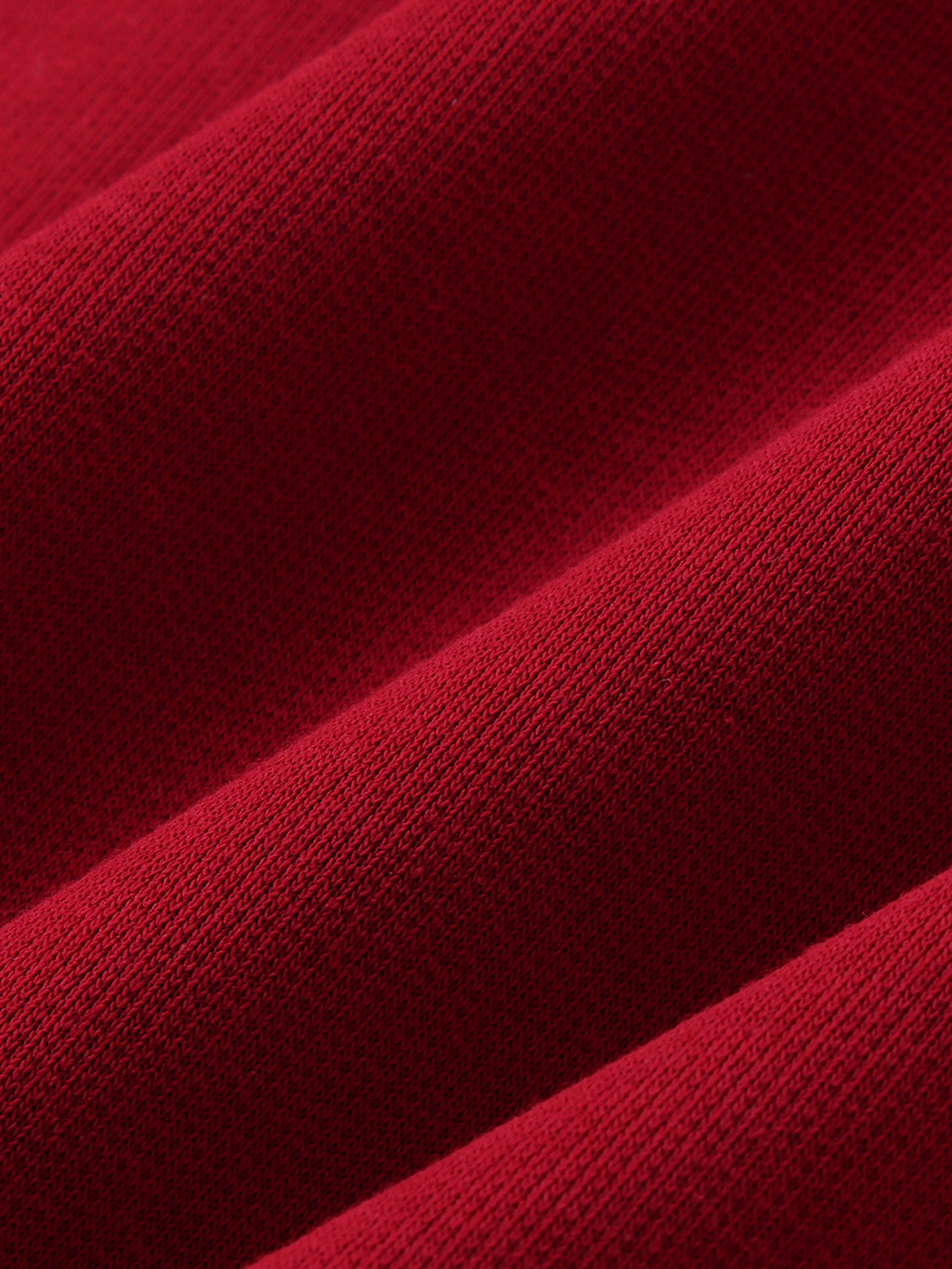Contrast Raglan Sleeve Baseball Jacket fabric detail view 2