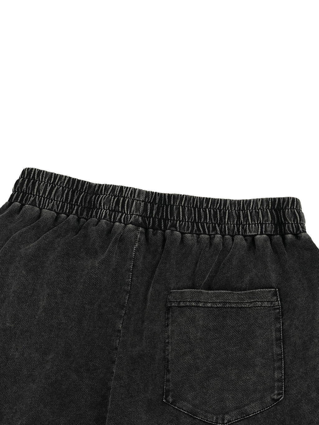 Snow Wash Drawstring Cotton Pants fabric detail view 2