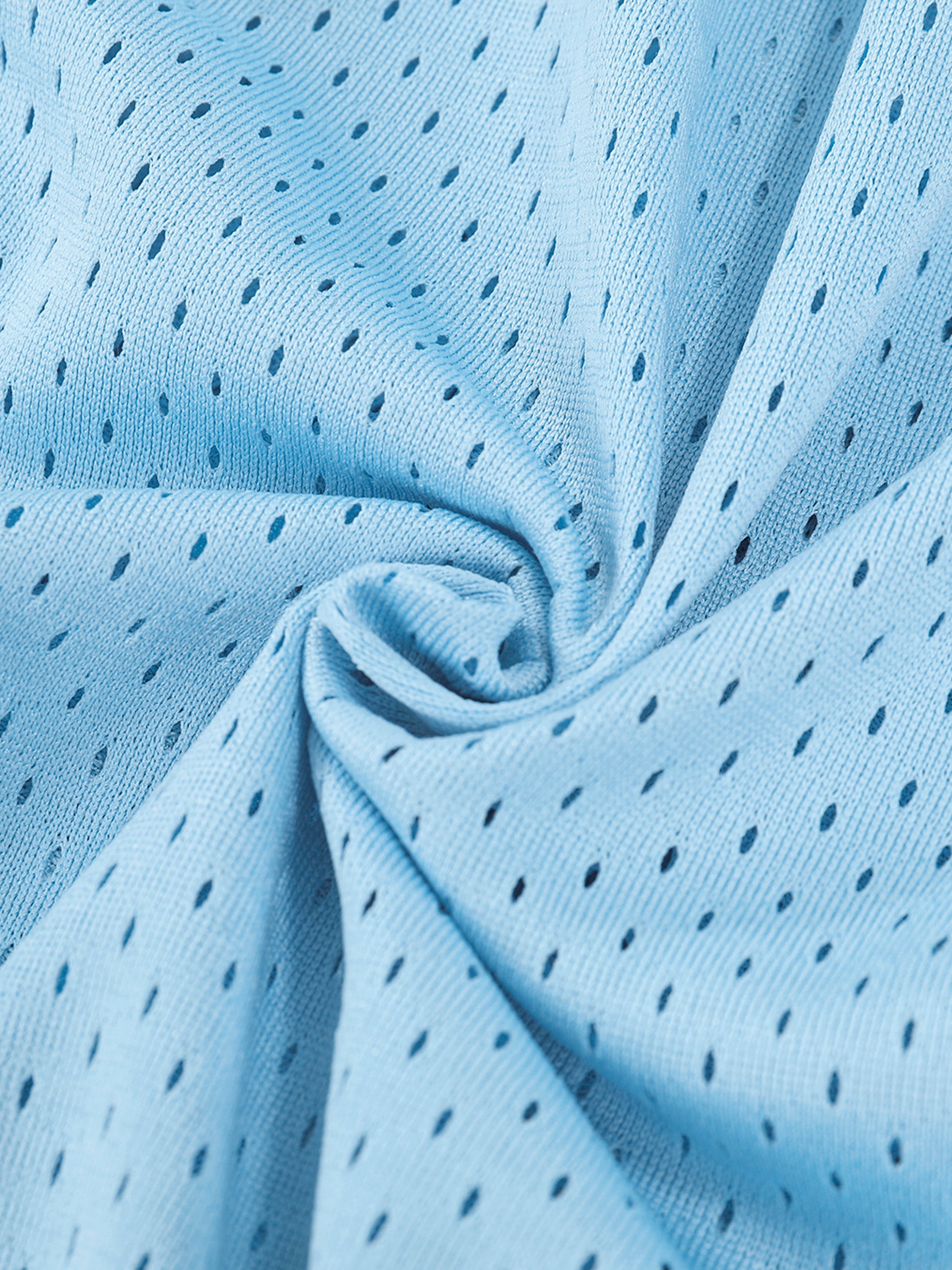 Mesh Drawstring Shorts fabric detail view 6