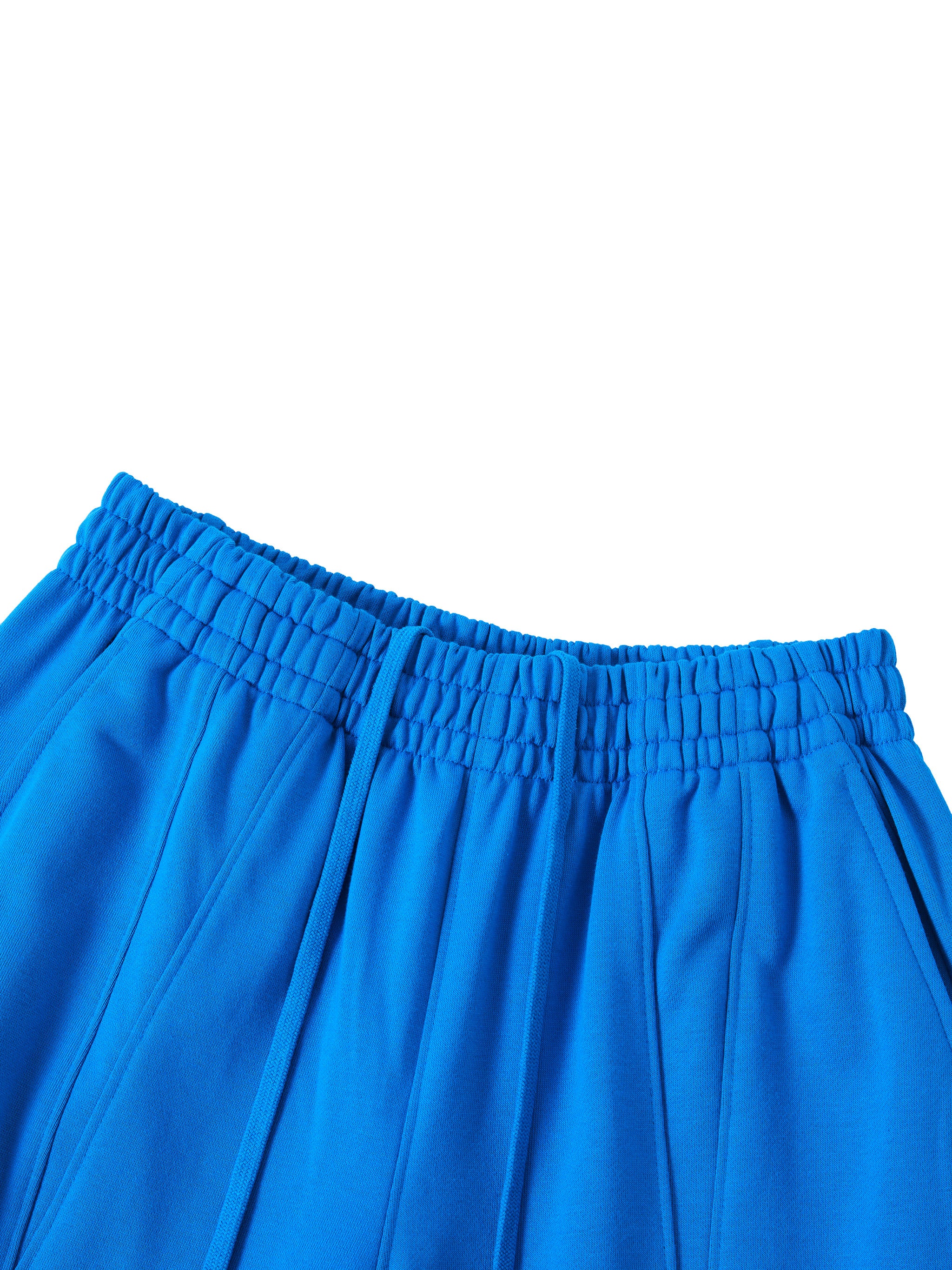 Heavyweight Wide Leg Panel Sweatpants fabric detail view 4