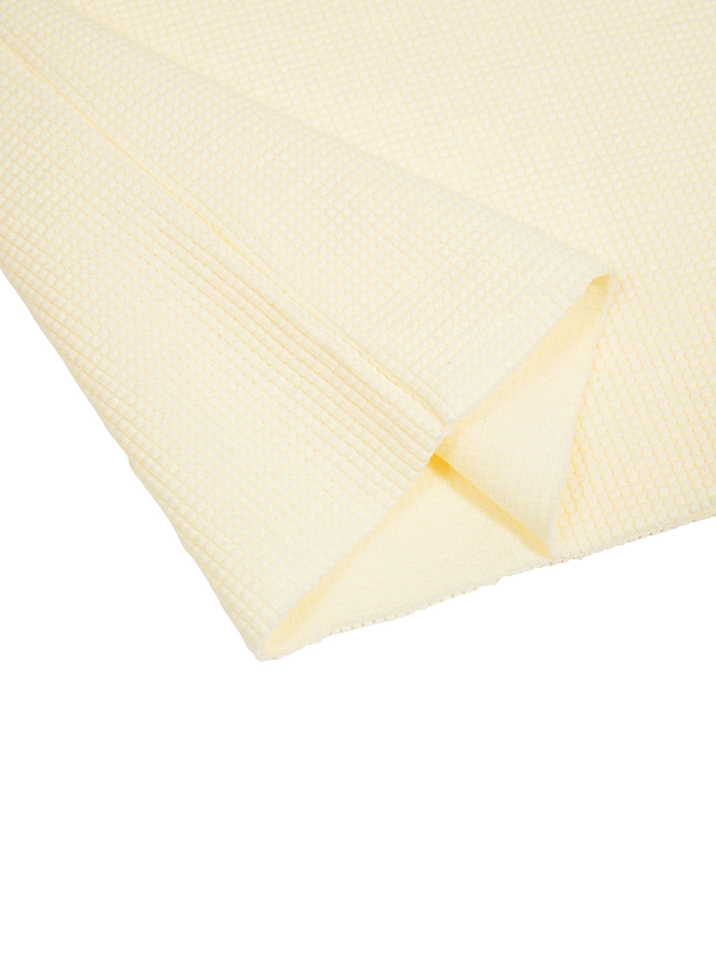 Unisex Waffle Raw Edge T-Shirt fabric detail view 3