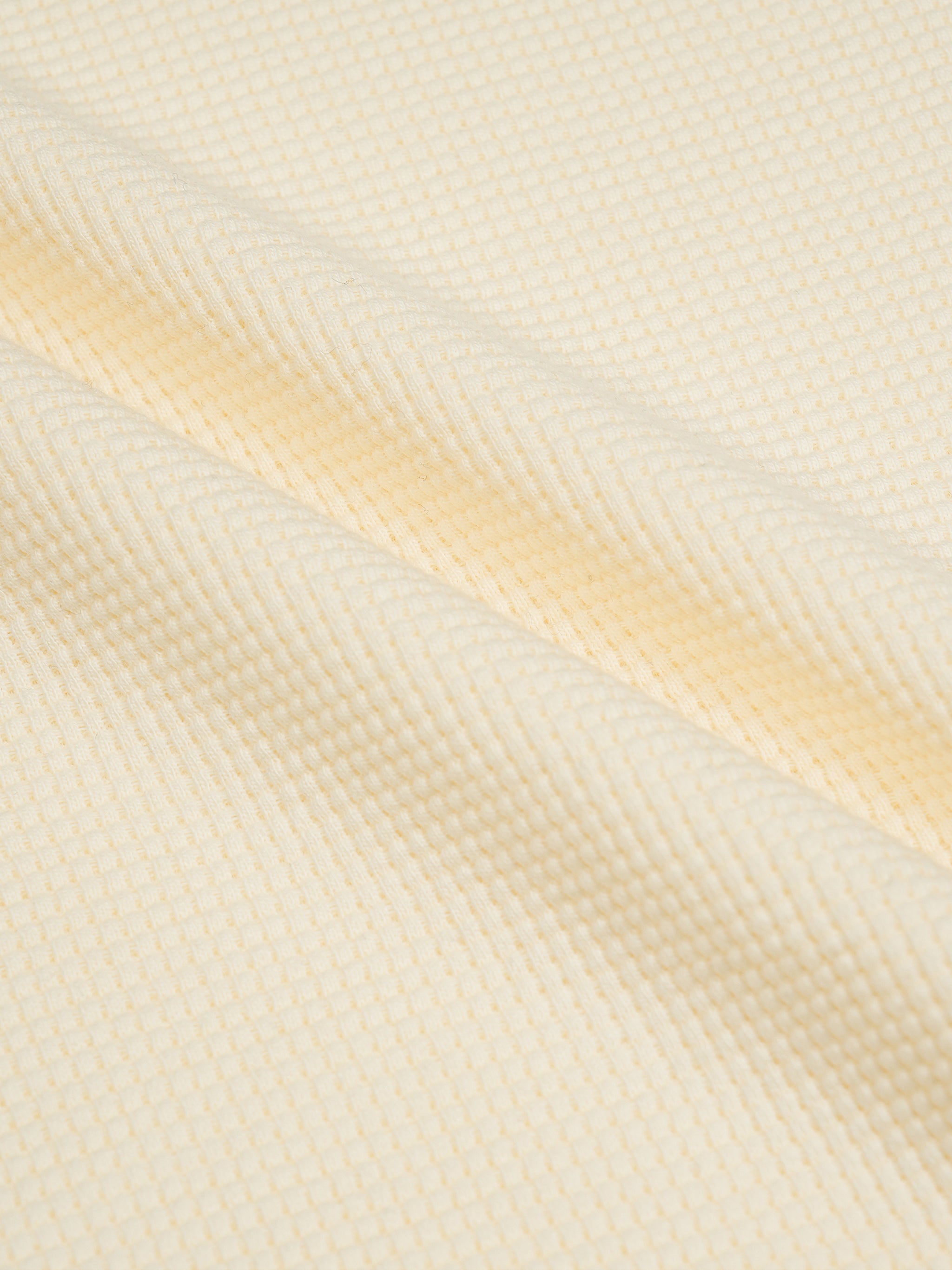 Unisex Waffle Raw Edge T-Shirt fabric detail view 5