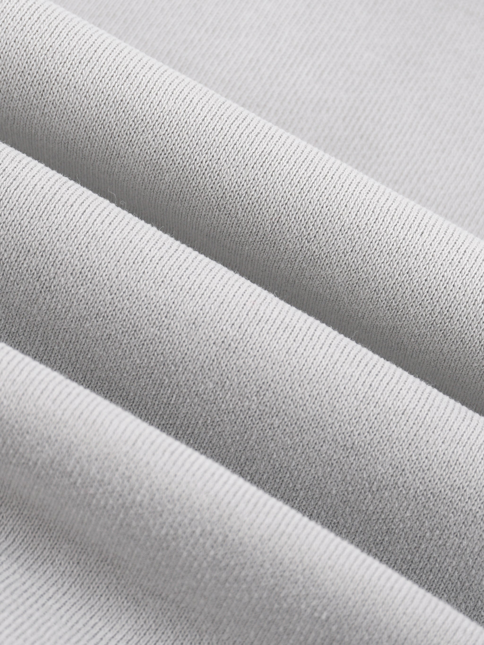 Sunfade Two-way Zipper Boxy Fleece Hoodie fabric detail view 3