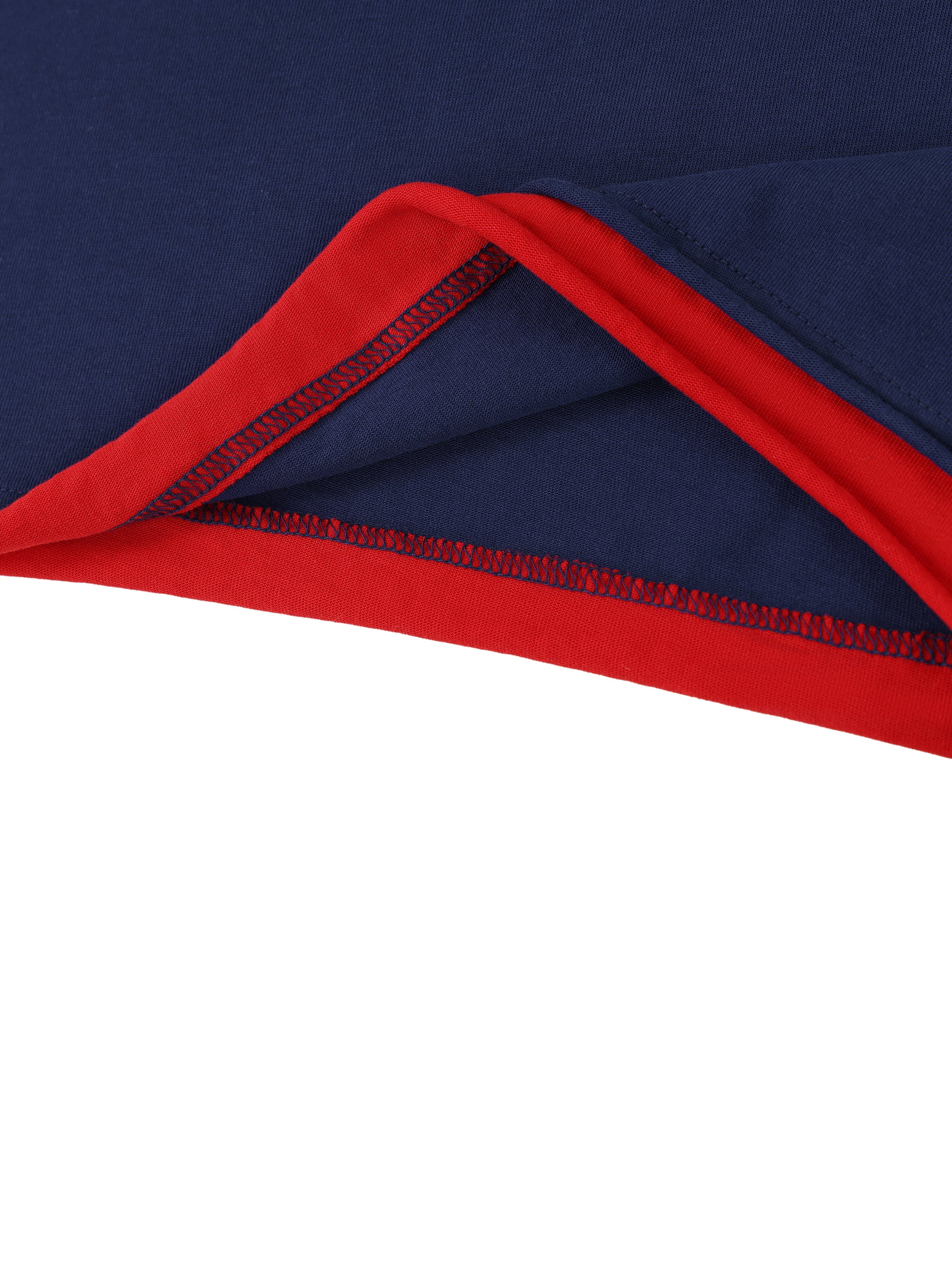 Unisex Boxy Color Block T-Shirt fabric detail view 3