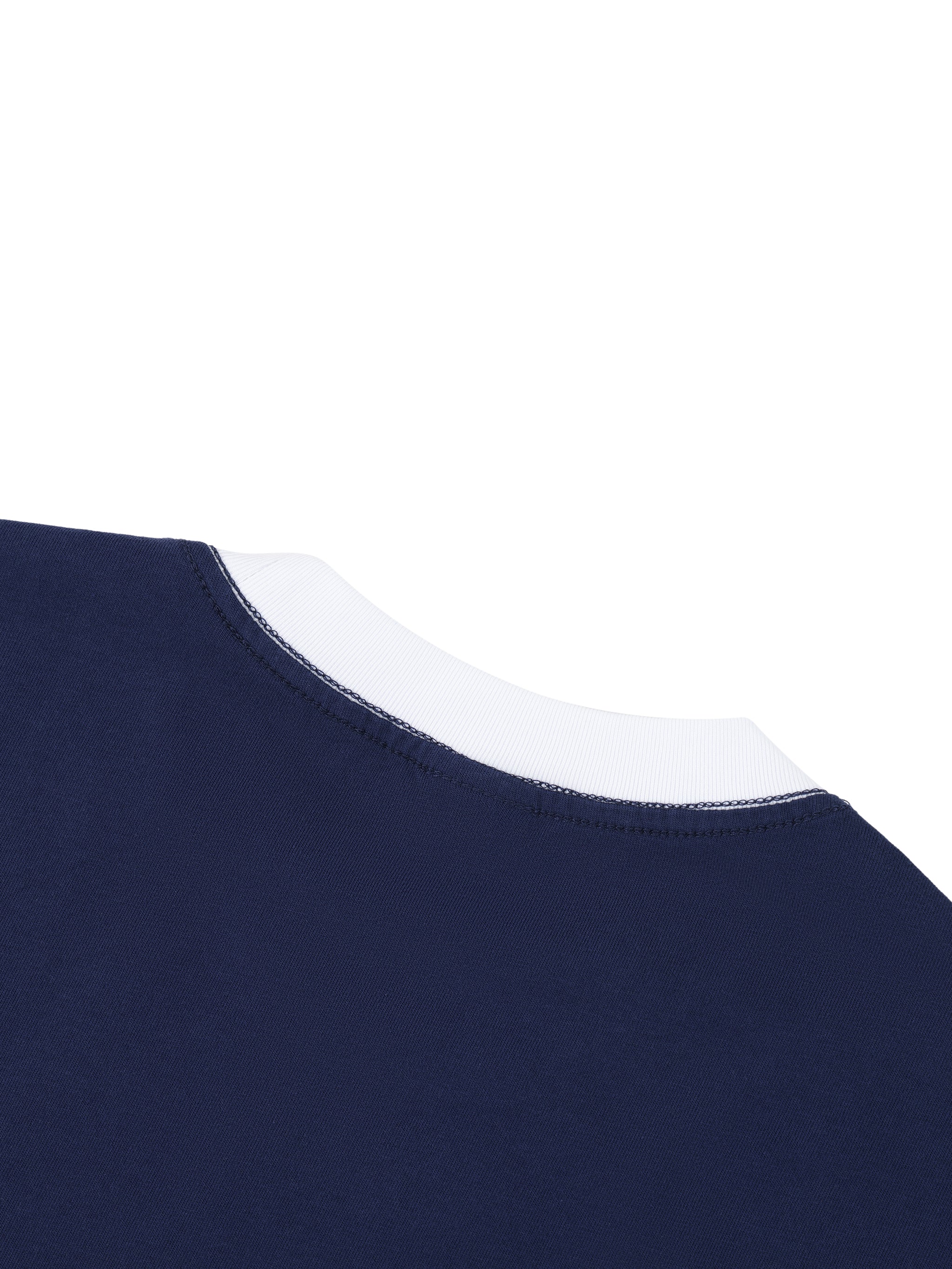 Unisex Boxy Color Block T-Shirt fabric detail view 4