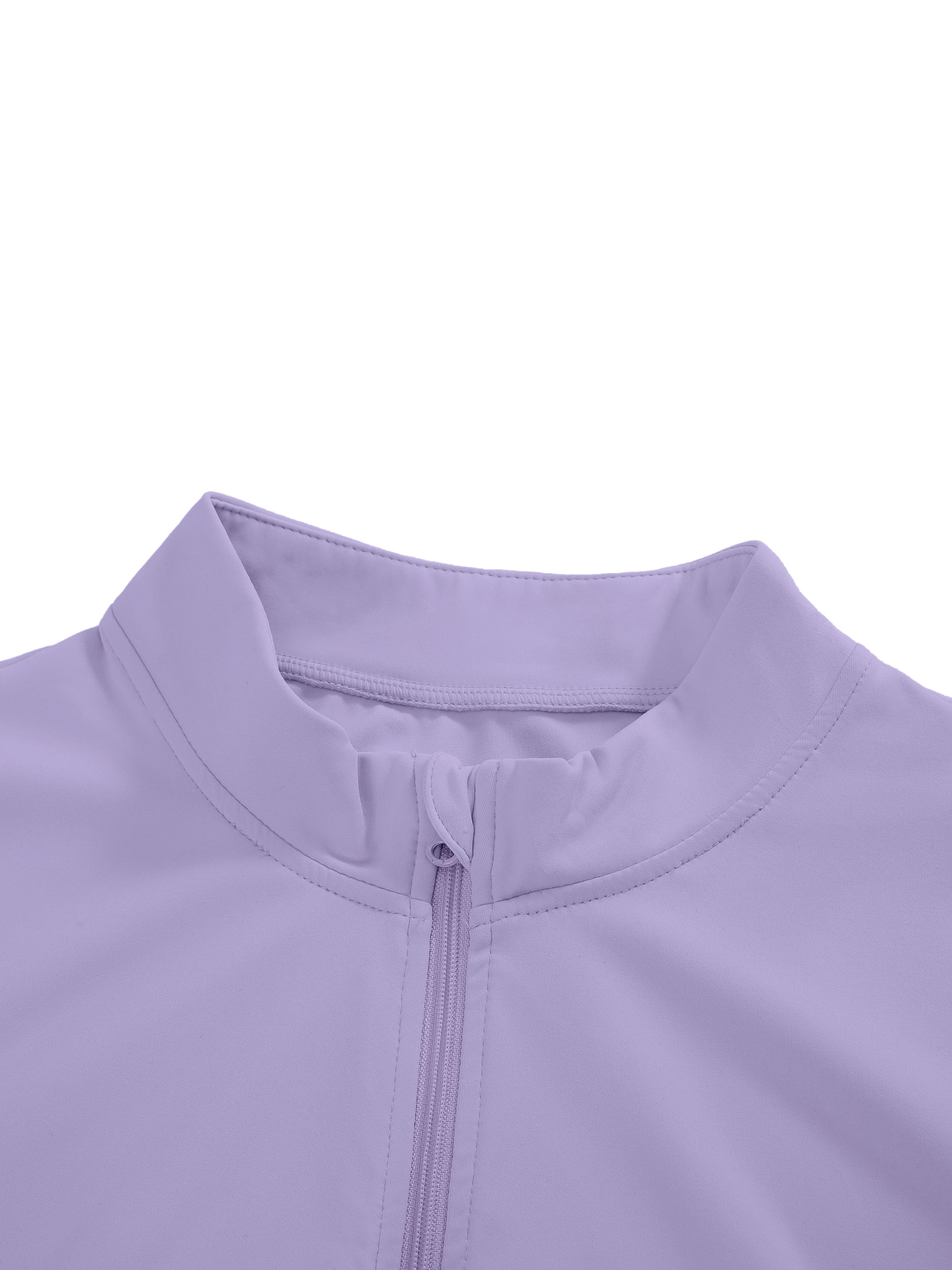 Women's Slim Fit Full-Zip Yoga Jacket fabric detail view 1