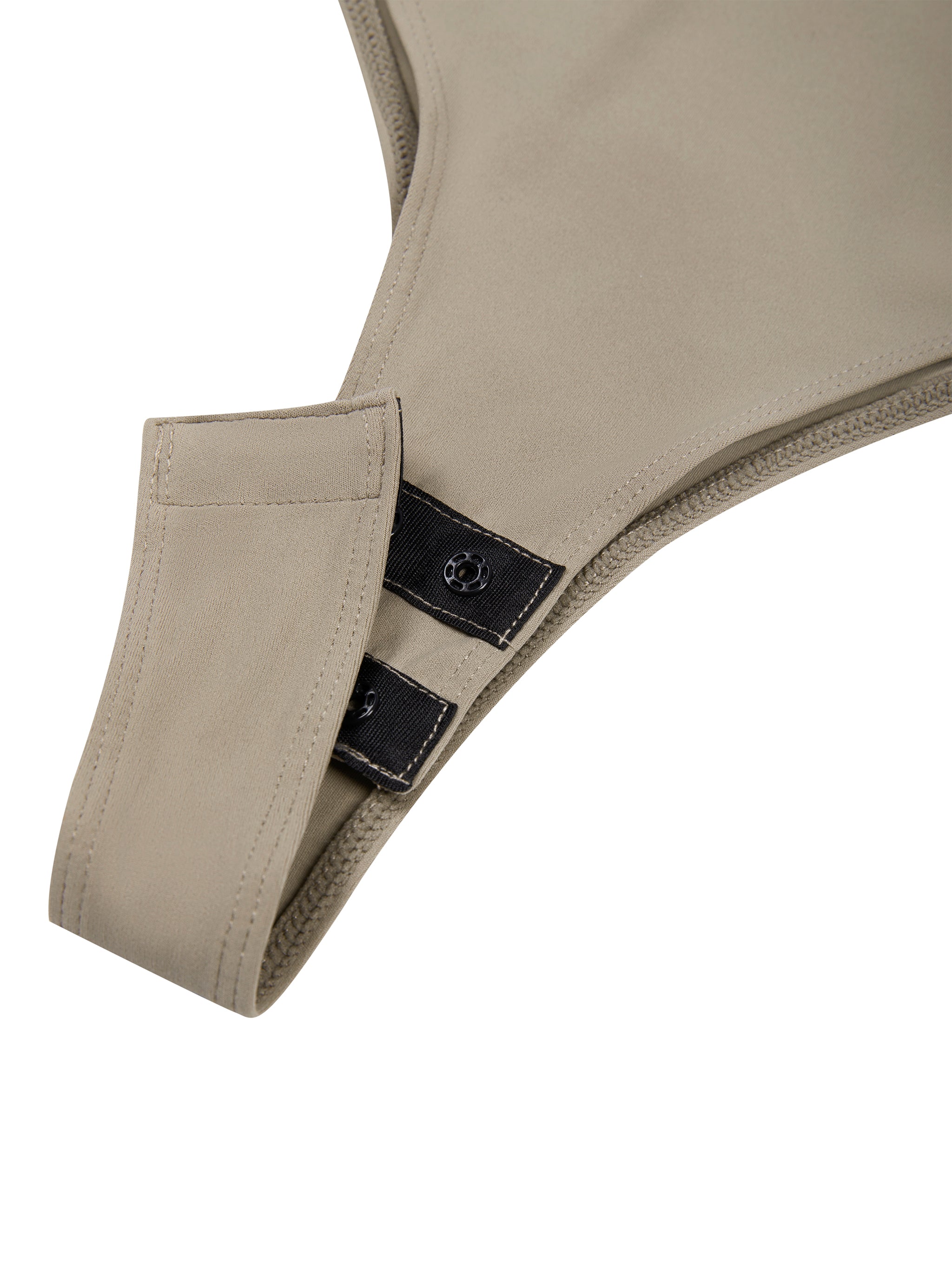Women's Tight Long Sleeve Yoga Bodysuit fabric detail view 2