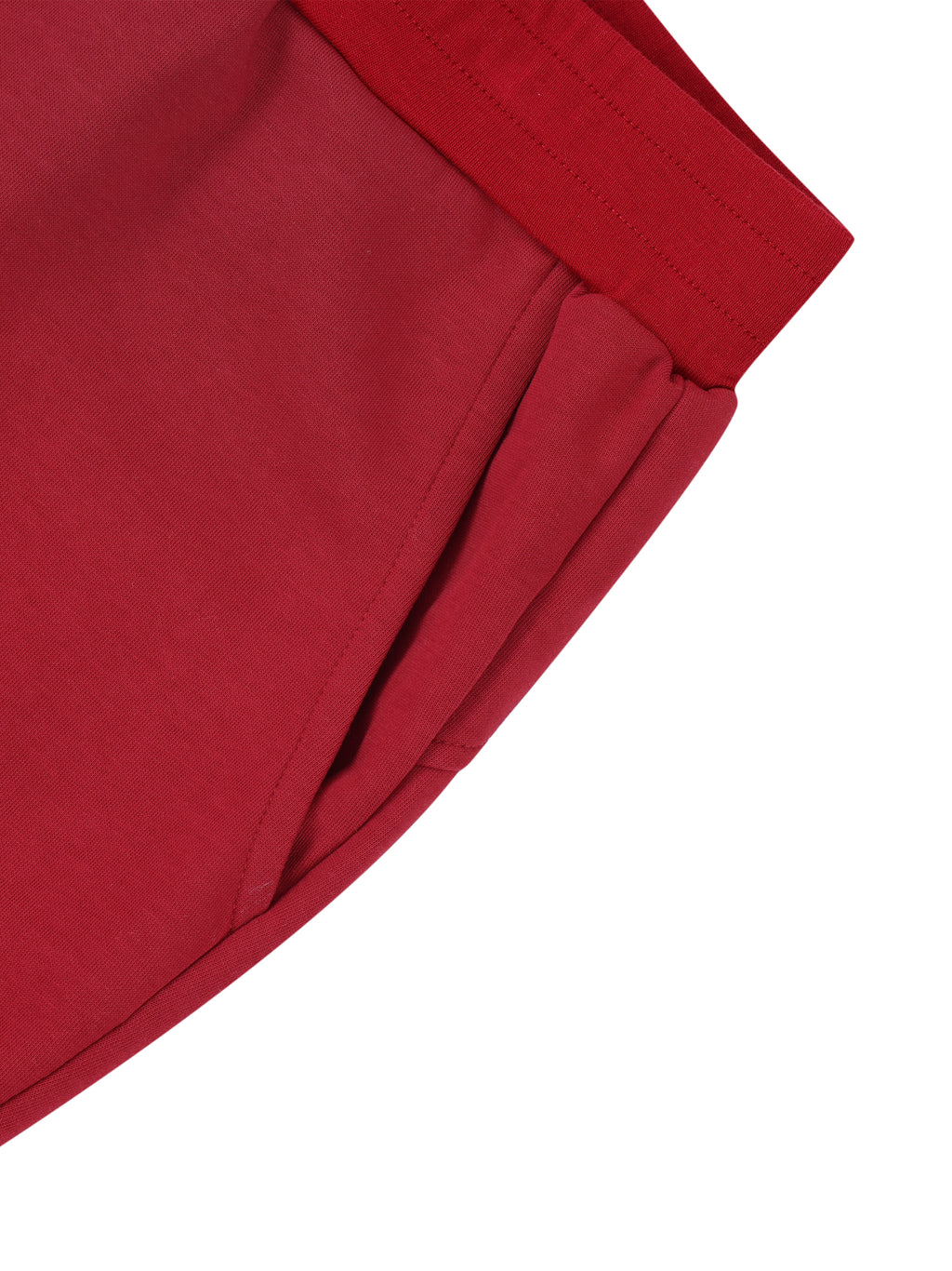 Women's Retro Contrast Binding Shorts fabric detail view 5