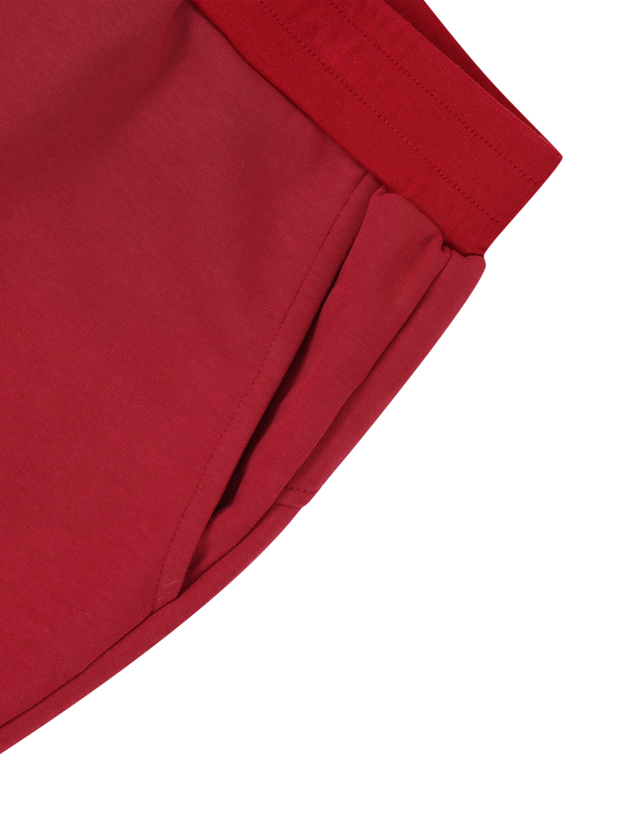 Women's Retro Contrast Binding Shorts fabric detail view 5