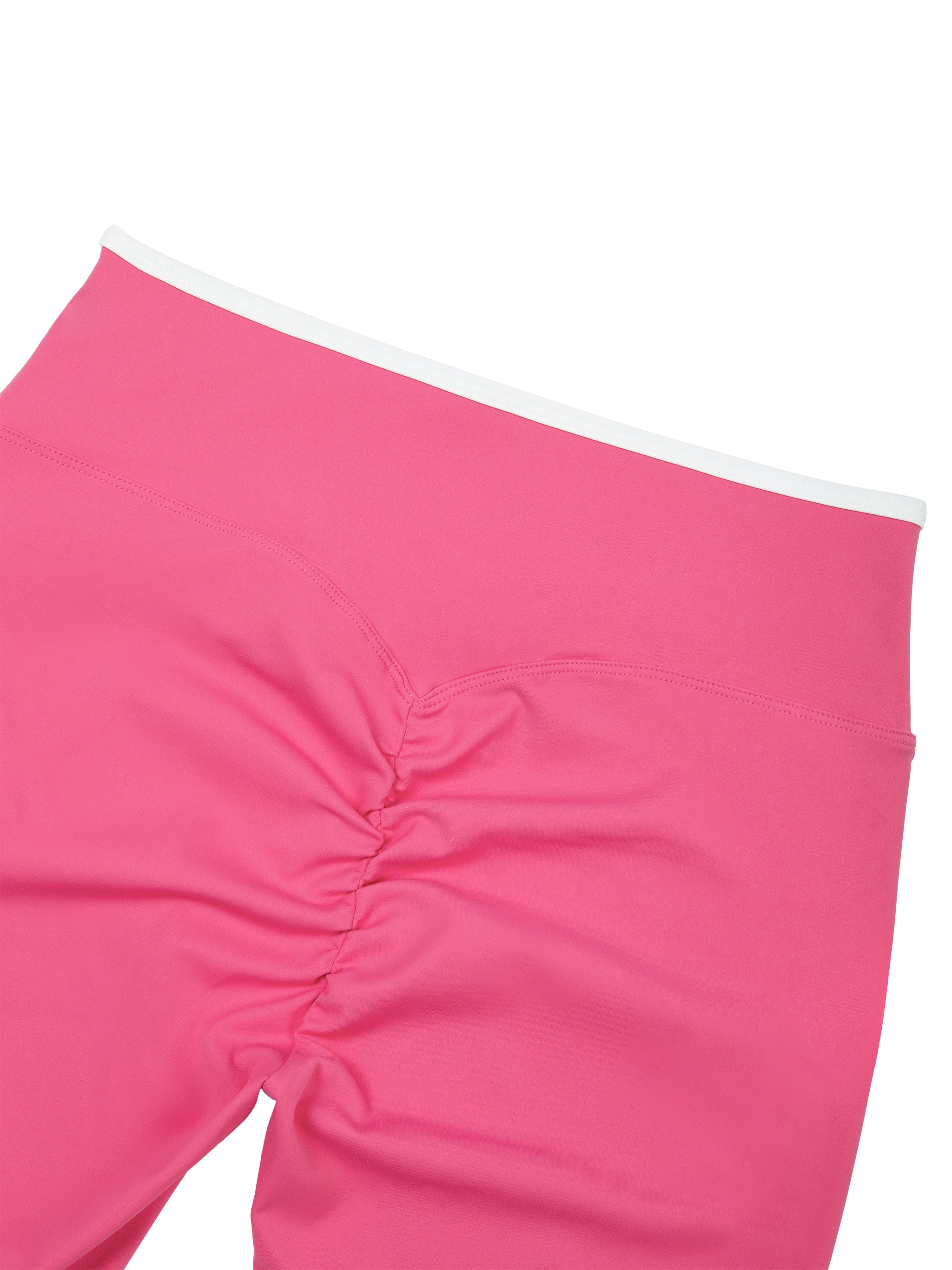 Women's High-Waisted Yoga Leggings fabric detail view 2