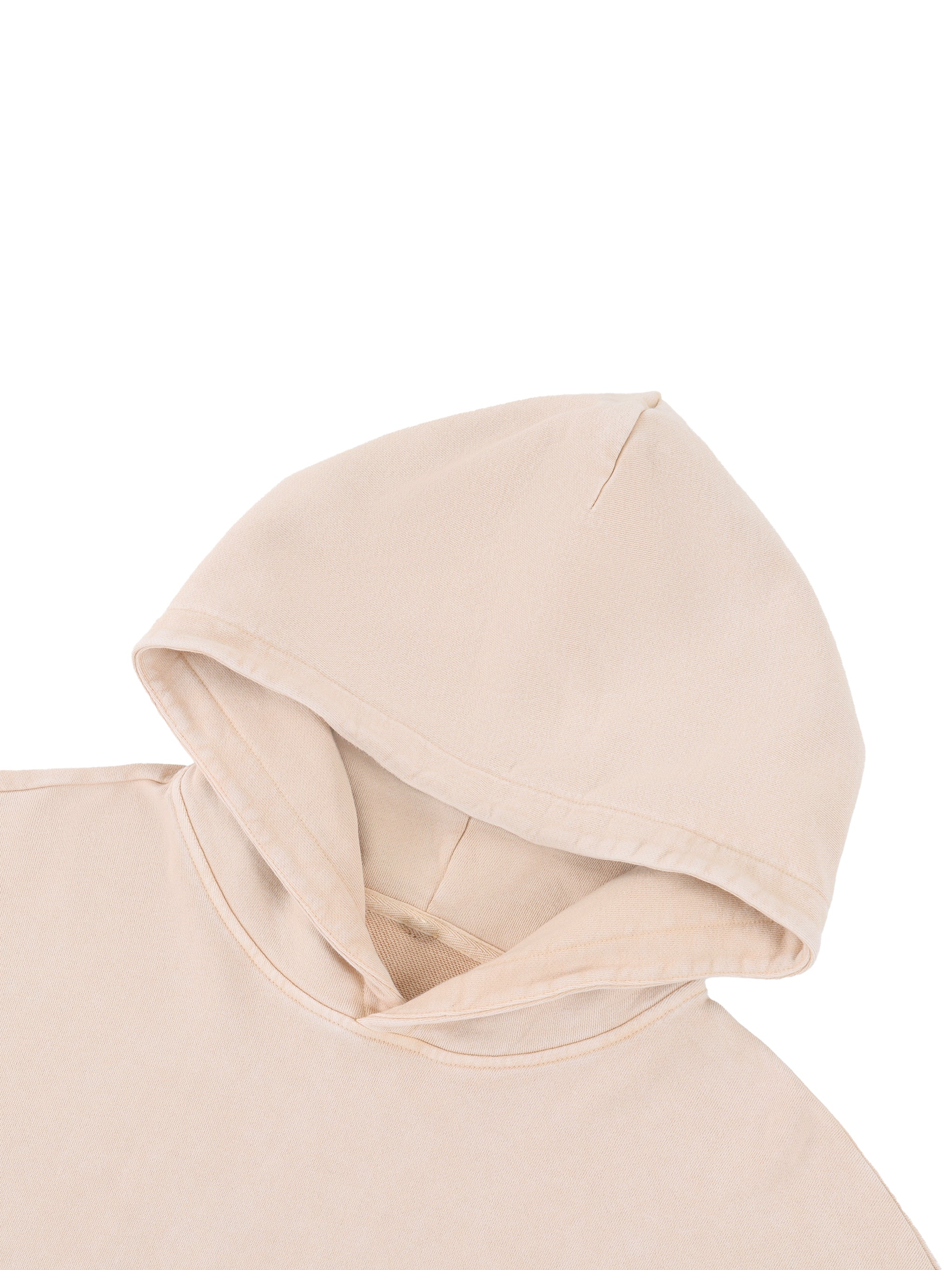 Unisex Mineral Wash Short Sleeve Hoodie fabric detail view 2