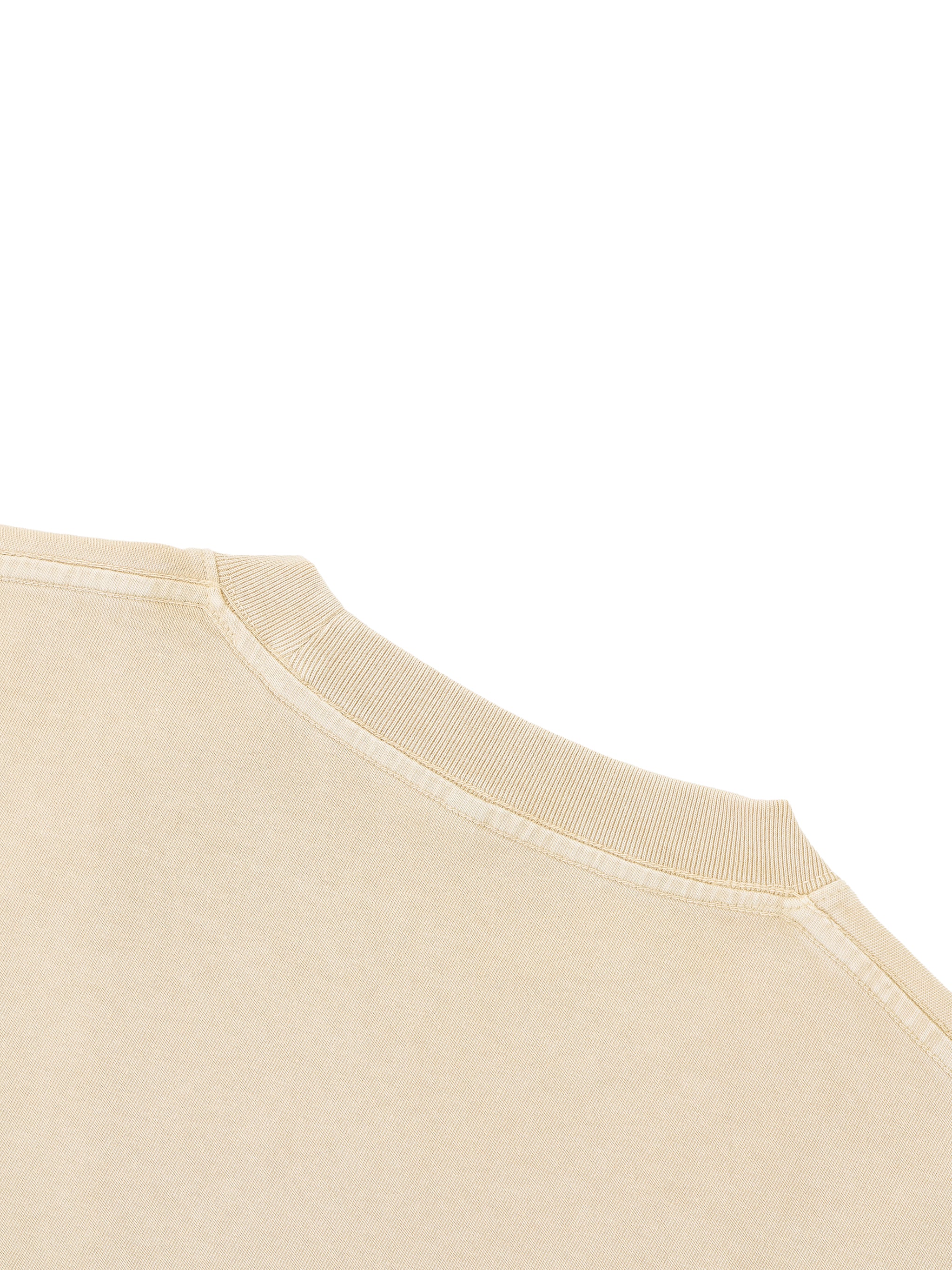 Women's Mineral Wash Cotton Crop T-Shirt fabric detail view 1
