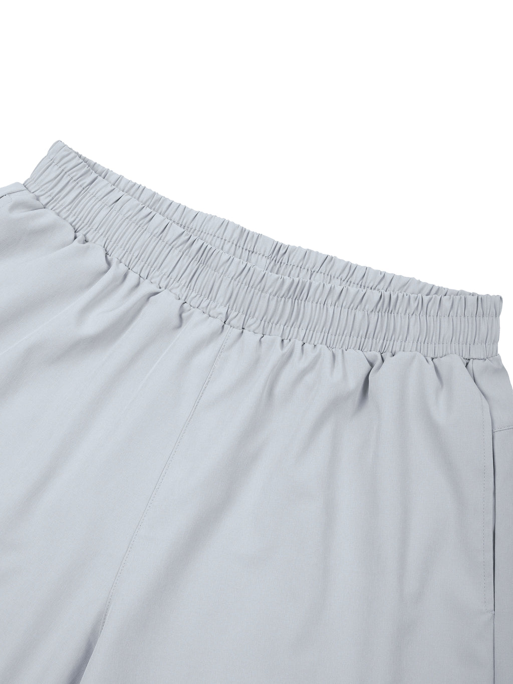 Men’s Solid Elastic Waist Shorts fabric detail view 1