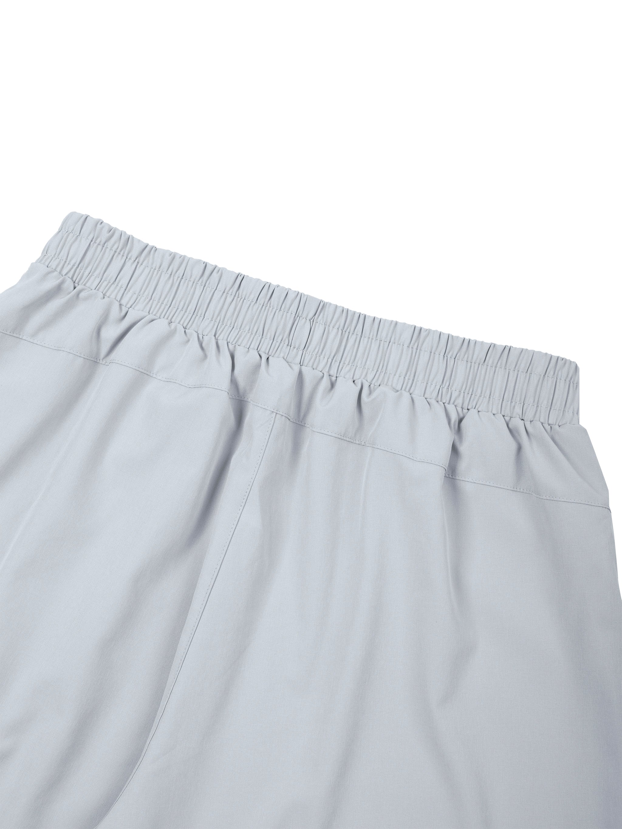 Men’s Solid Elastic Waist Shorts fabric detail view 2