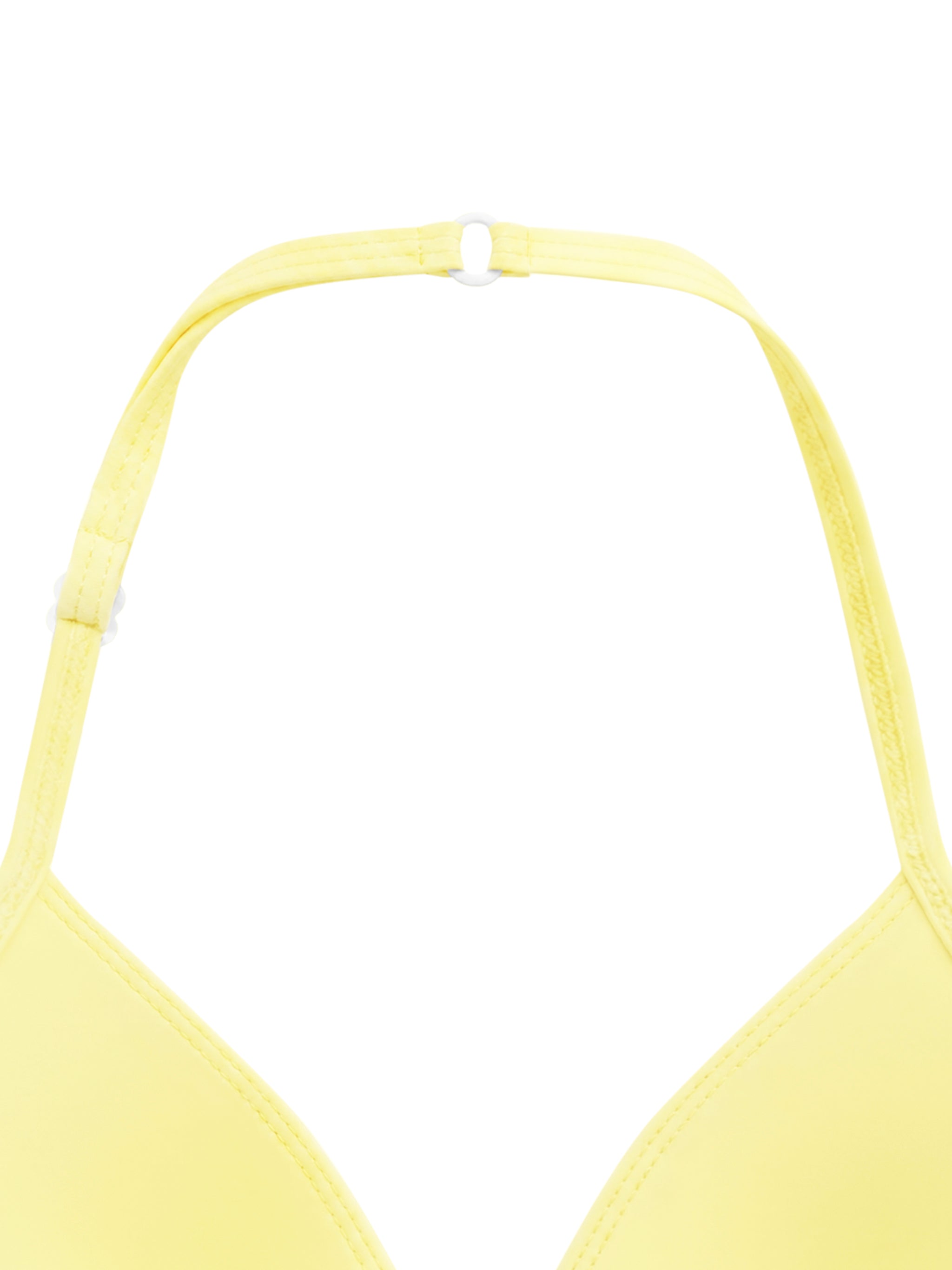 Women’s Ruched Halter-Neck Sports Bra fabric detail view 2