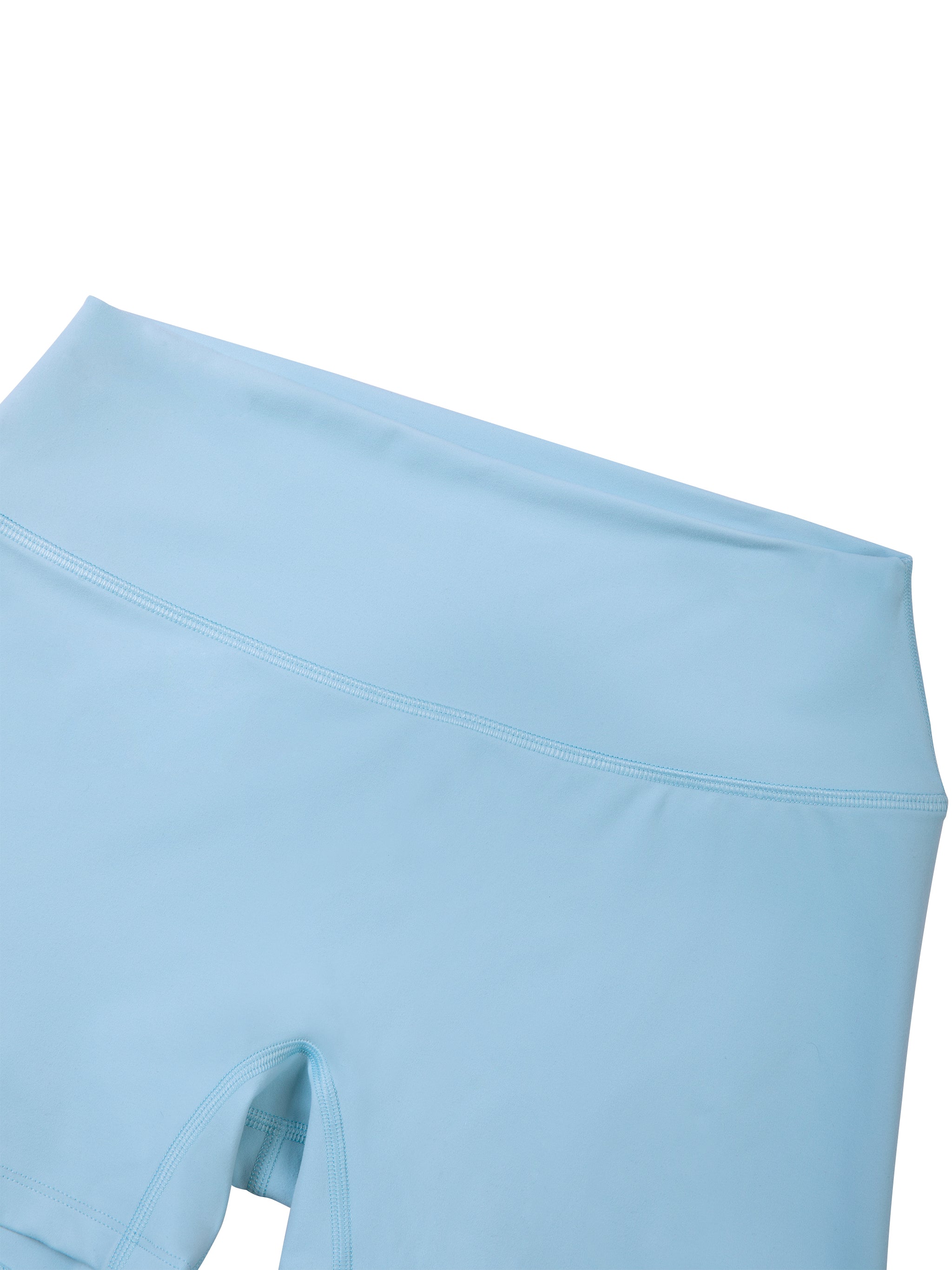 Women’s High Rise Yoga Shorts fabric detail view 1