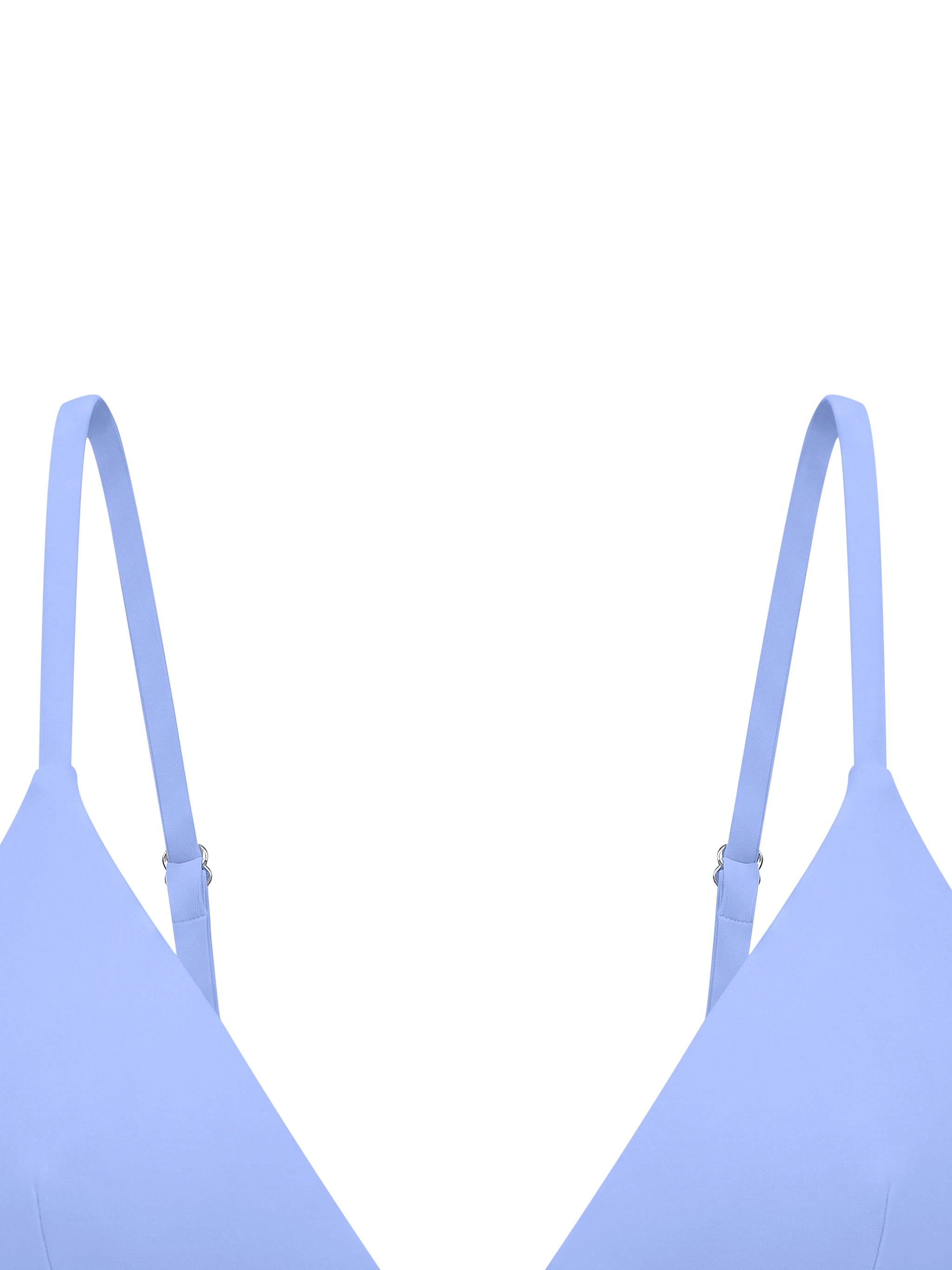 Women’s Cropped V-Neck Sports Bra fabric detail view 1