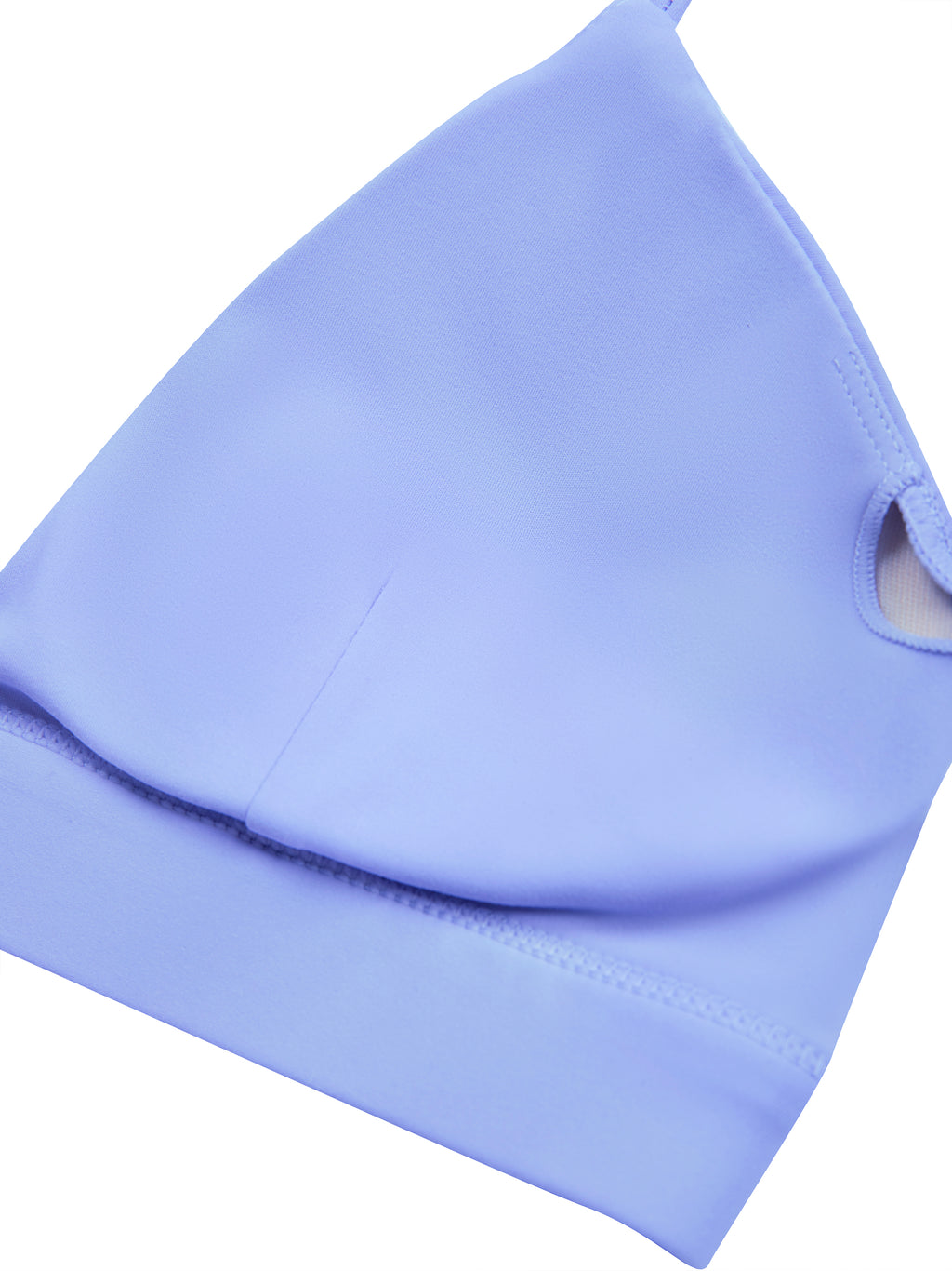 Women’s Cropped V-Neck Sports Bra fabric detail view 5