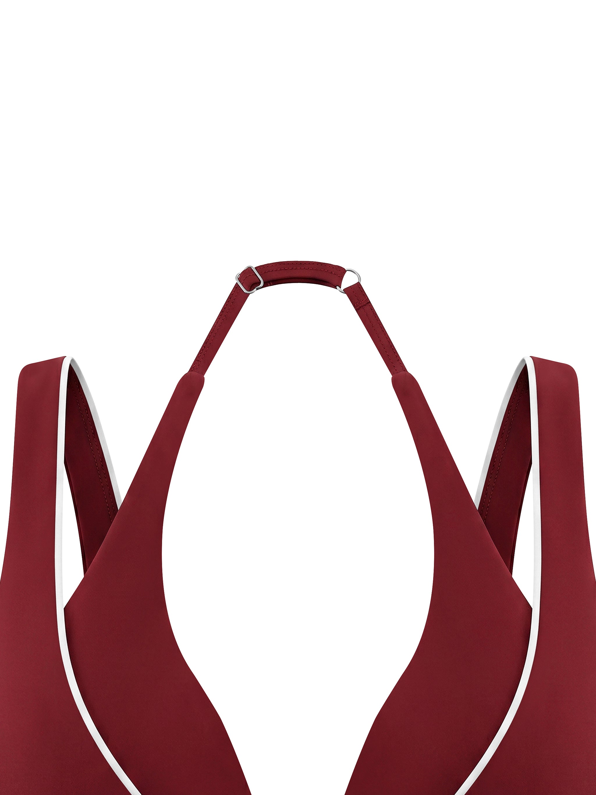Women’s Halter Neck Yoga Sports Bra fabric detail view 1