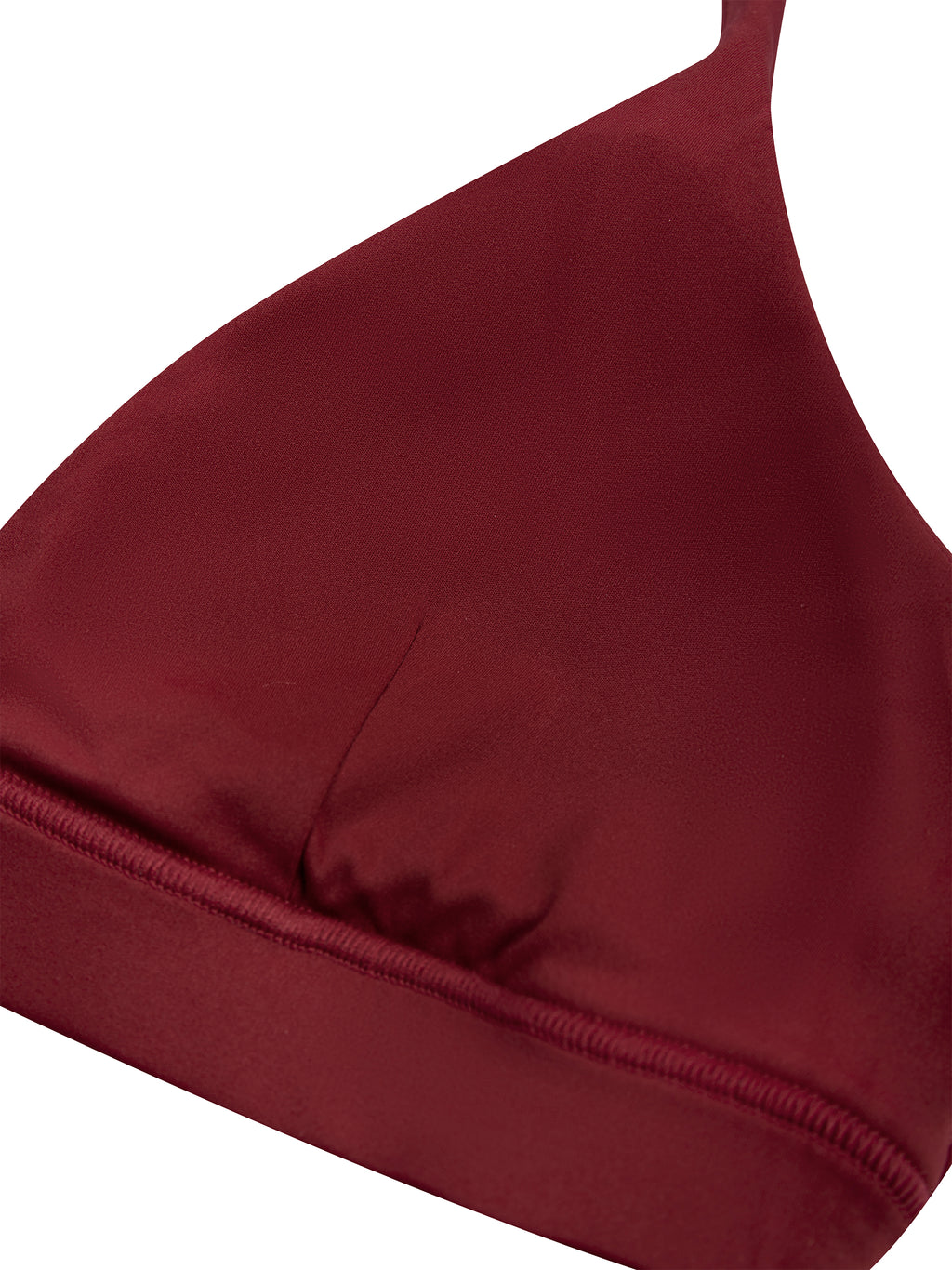 Women’s Halter Neck Yoga Sports Bra fabric detail view 5