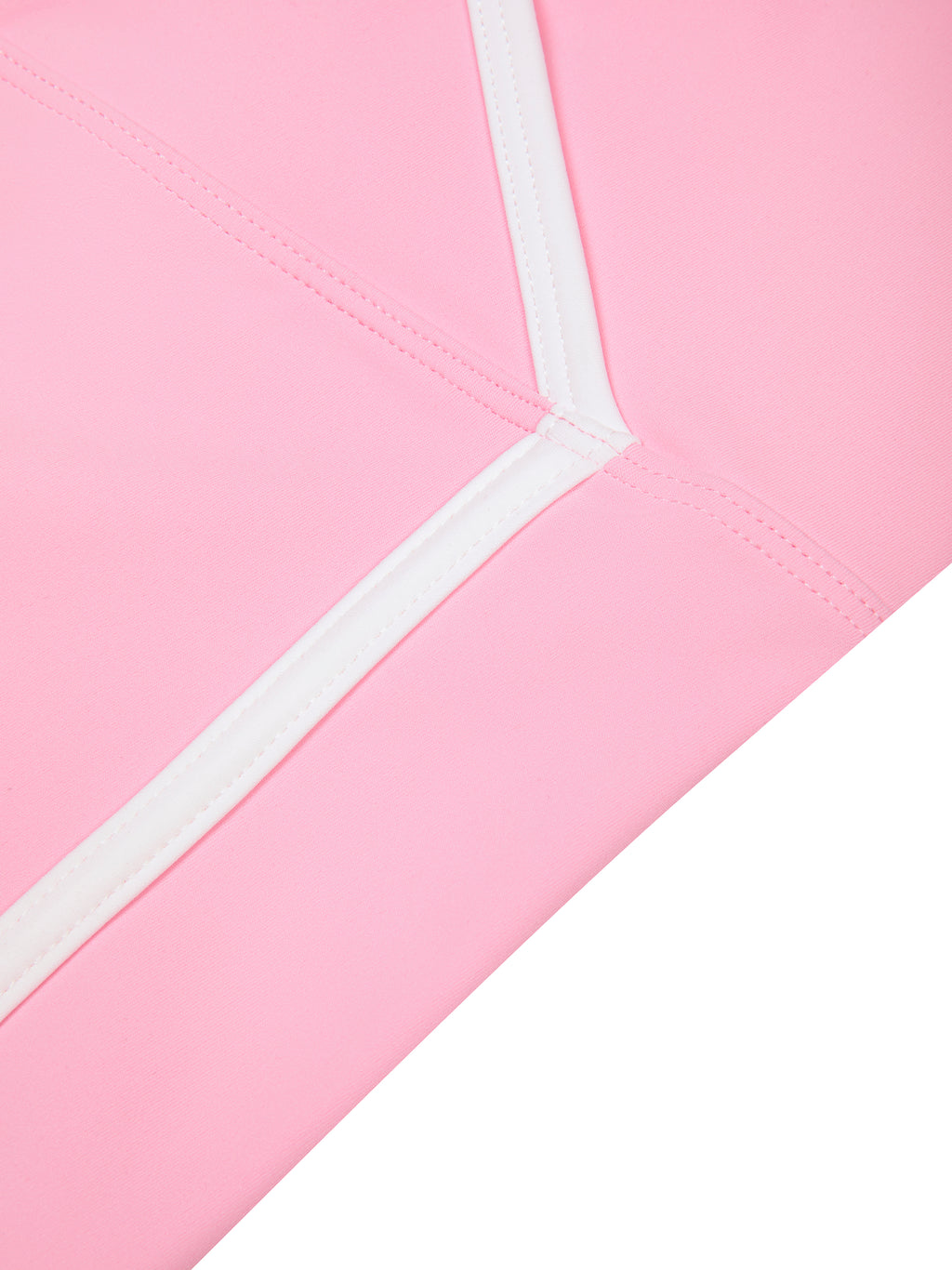 Women’s High Rise Color Block Yoga Shorts fabric detail view 3