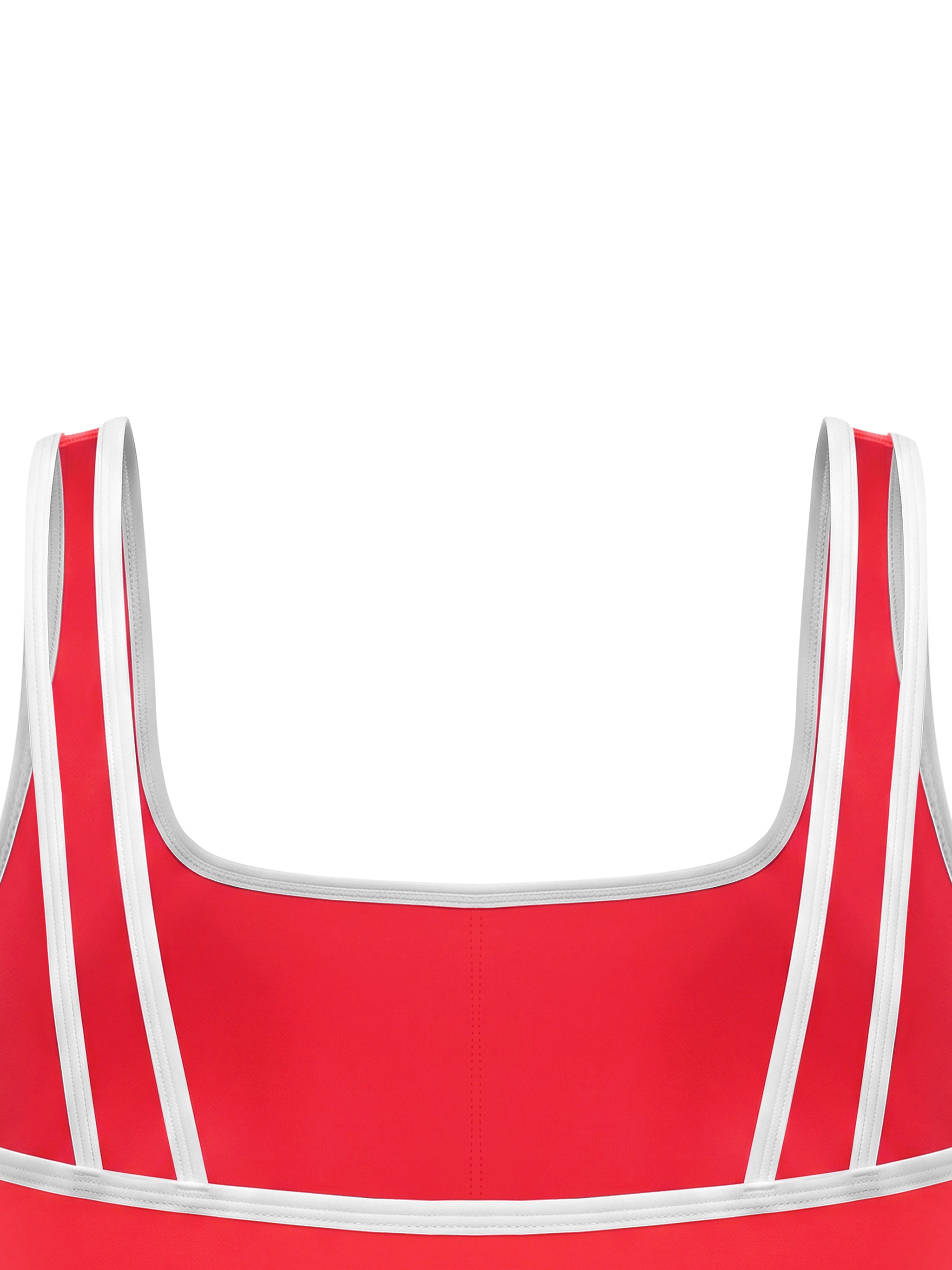 Women's Color Block Yoga Tank Top fabric detail view 2
