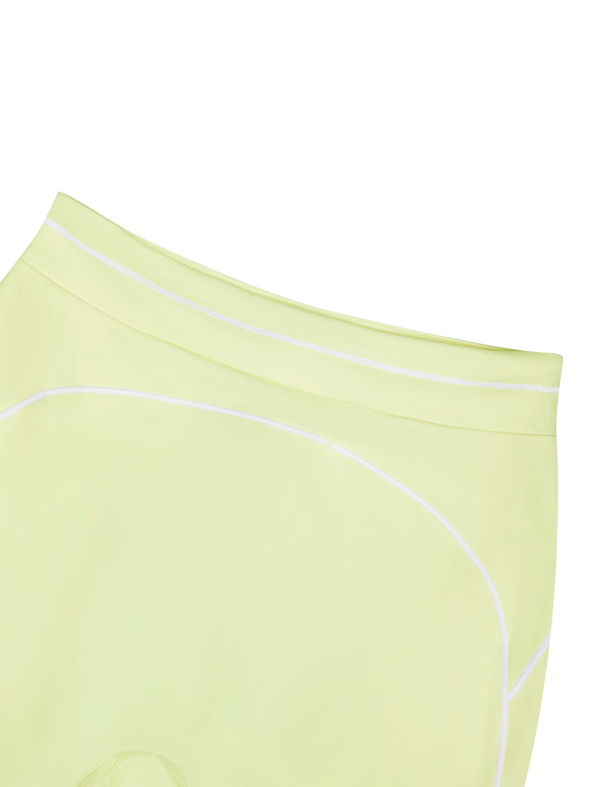 Women's High Rise Topstitching Leggings fabric detail view 1