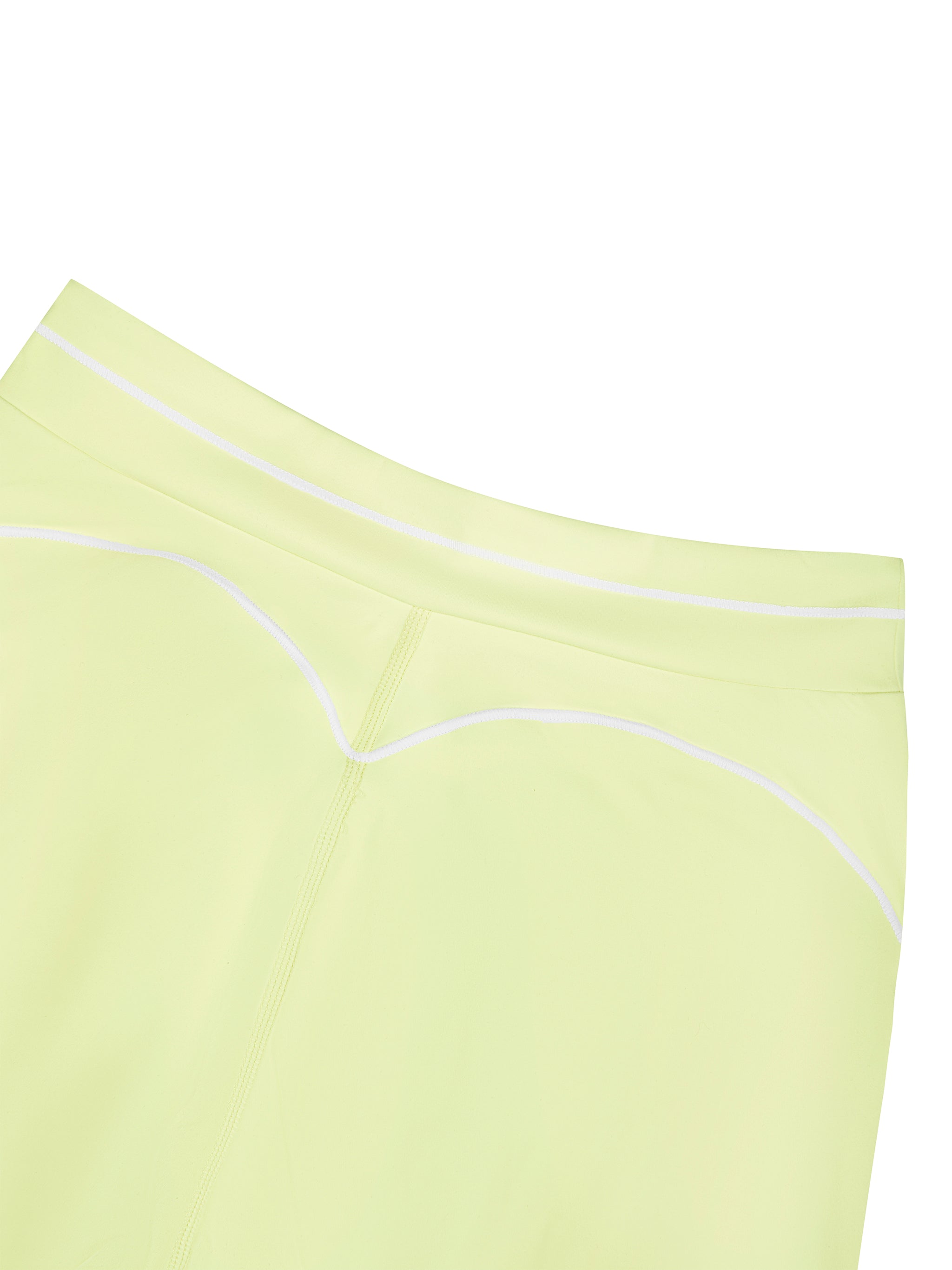 Women's High Rise Topstitching Leggings fabric detail view 2