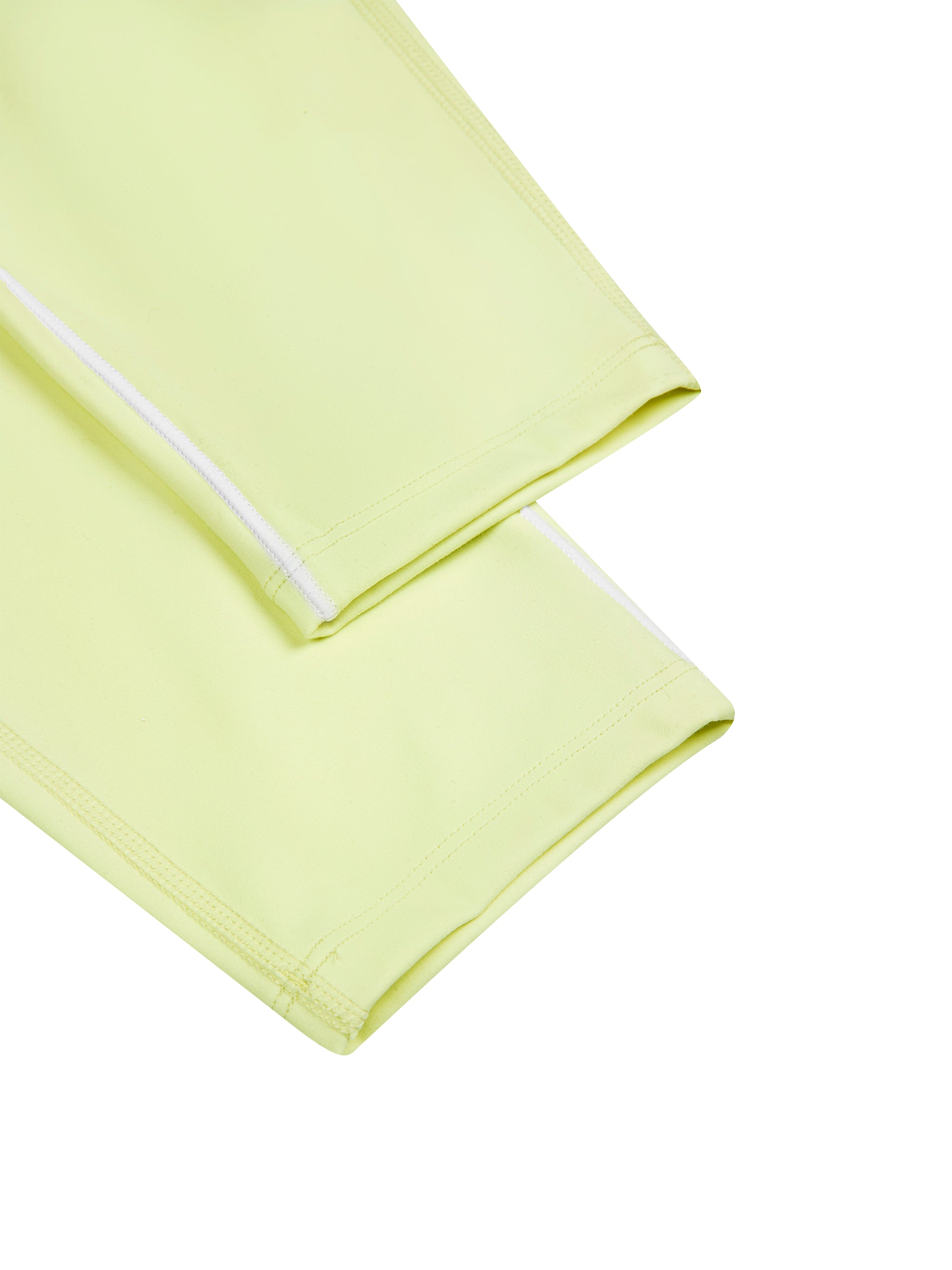 Women's High Rise Topstitching Leggings fabric detail view 3
