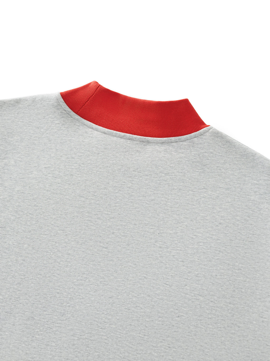 Women’s Mock Neck Crewneck Sweatshirt fabric detail view 2
