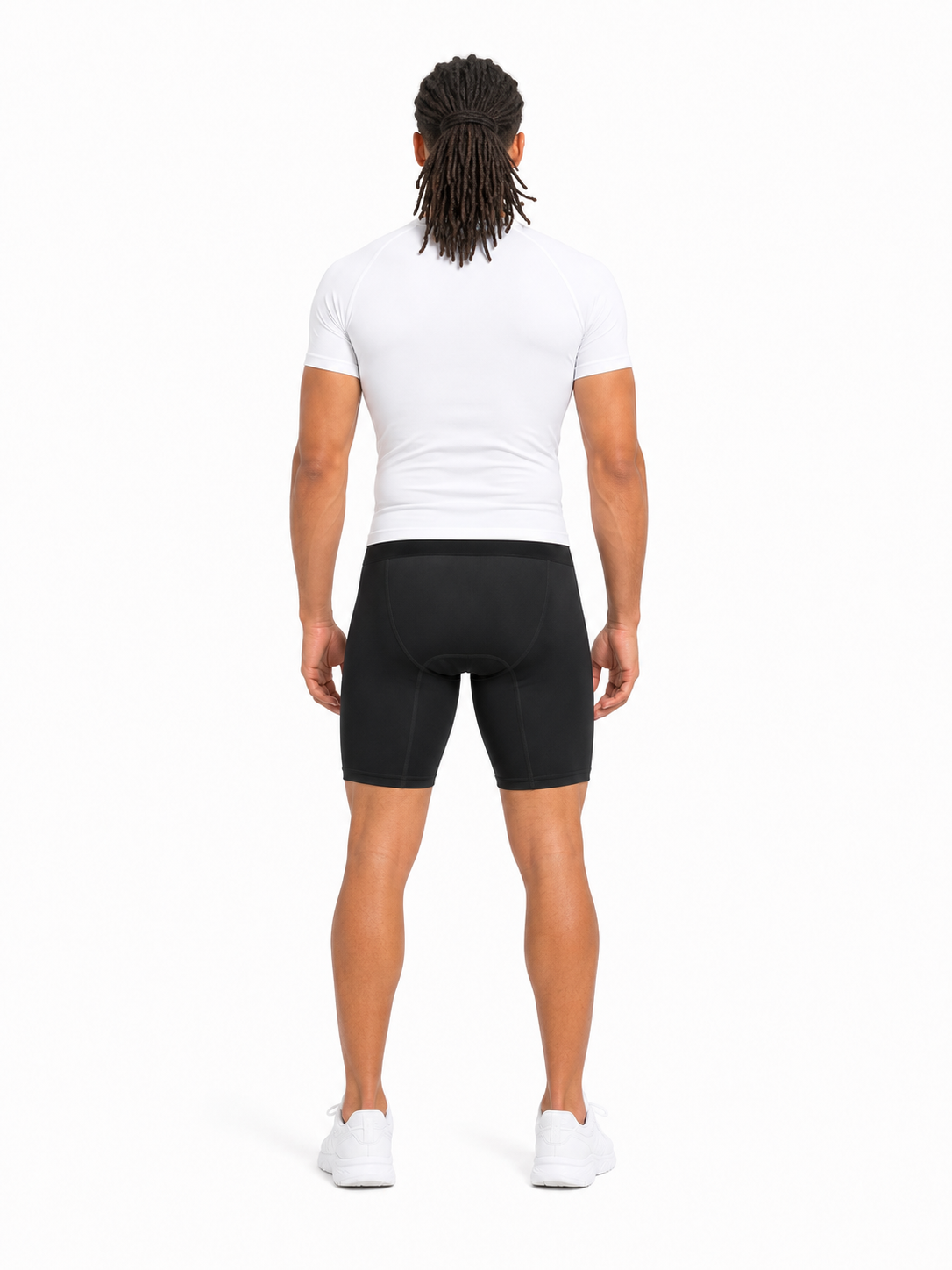 Men's Tight Cycling Shorts back model view