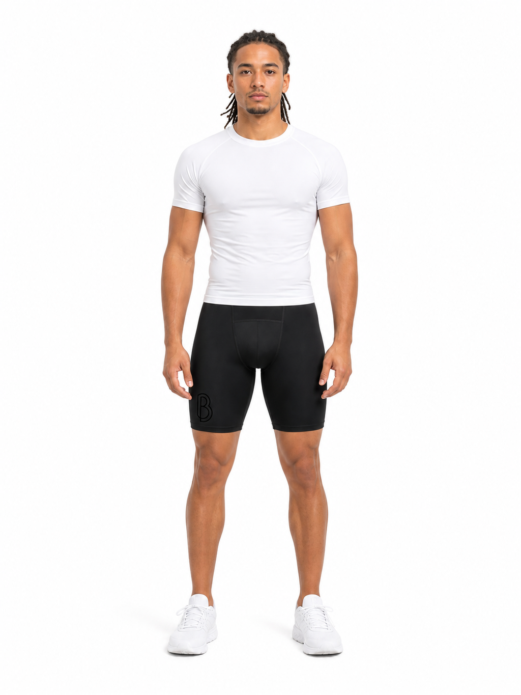 Men's Tight Cycling Shorts front model view