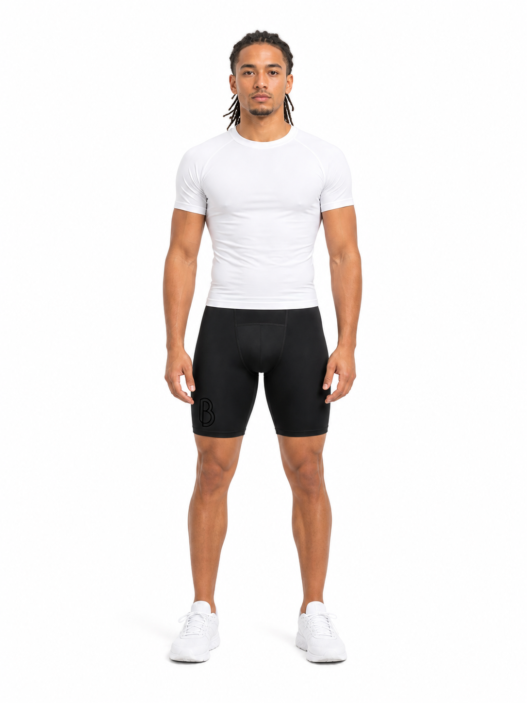 Men's Tight Cycling Shorts front model view