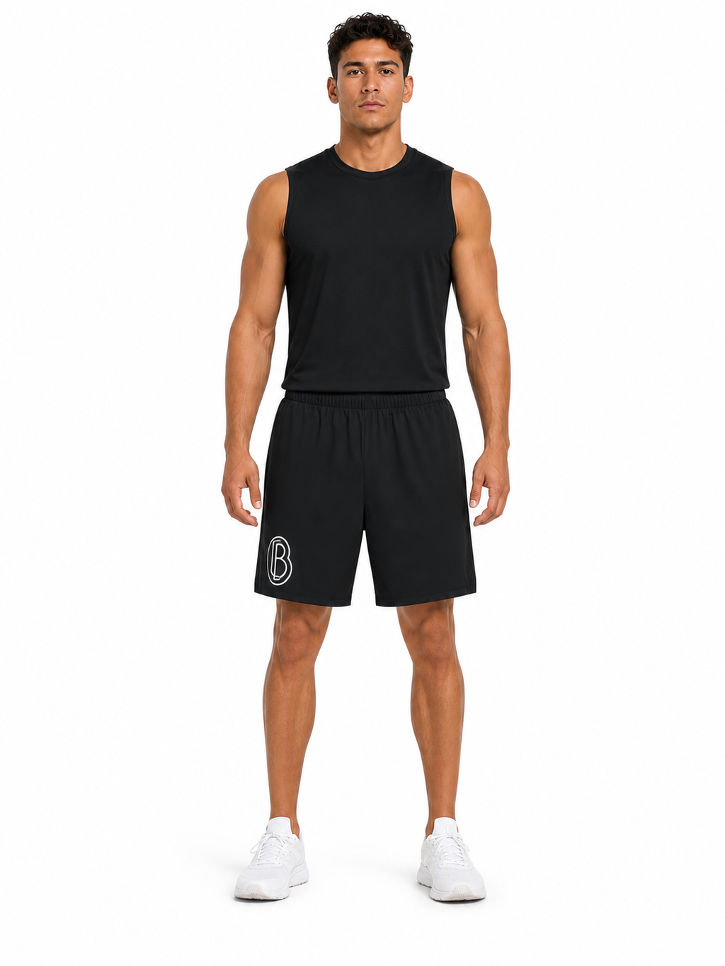 Men’s Loose Fit Performance Shorts front model view