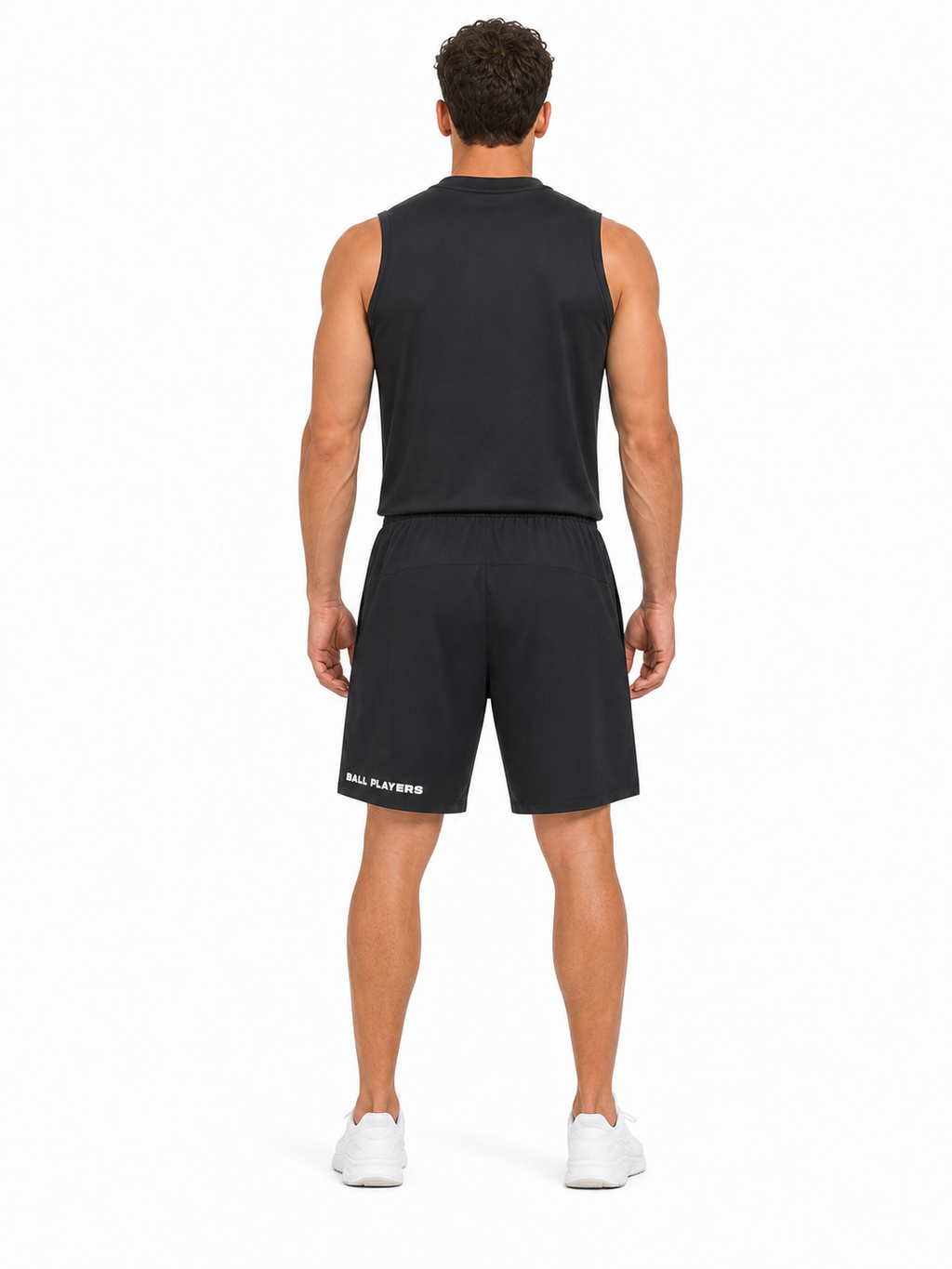 Men’s Loose Fit Performance Shorts back model view
